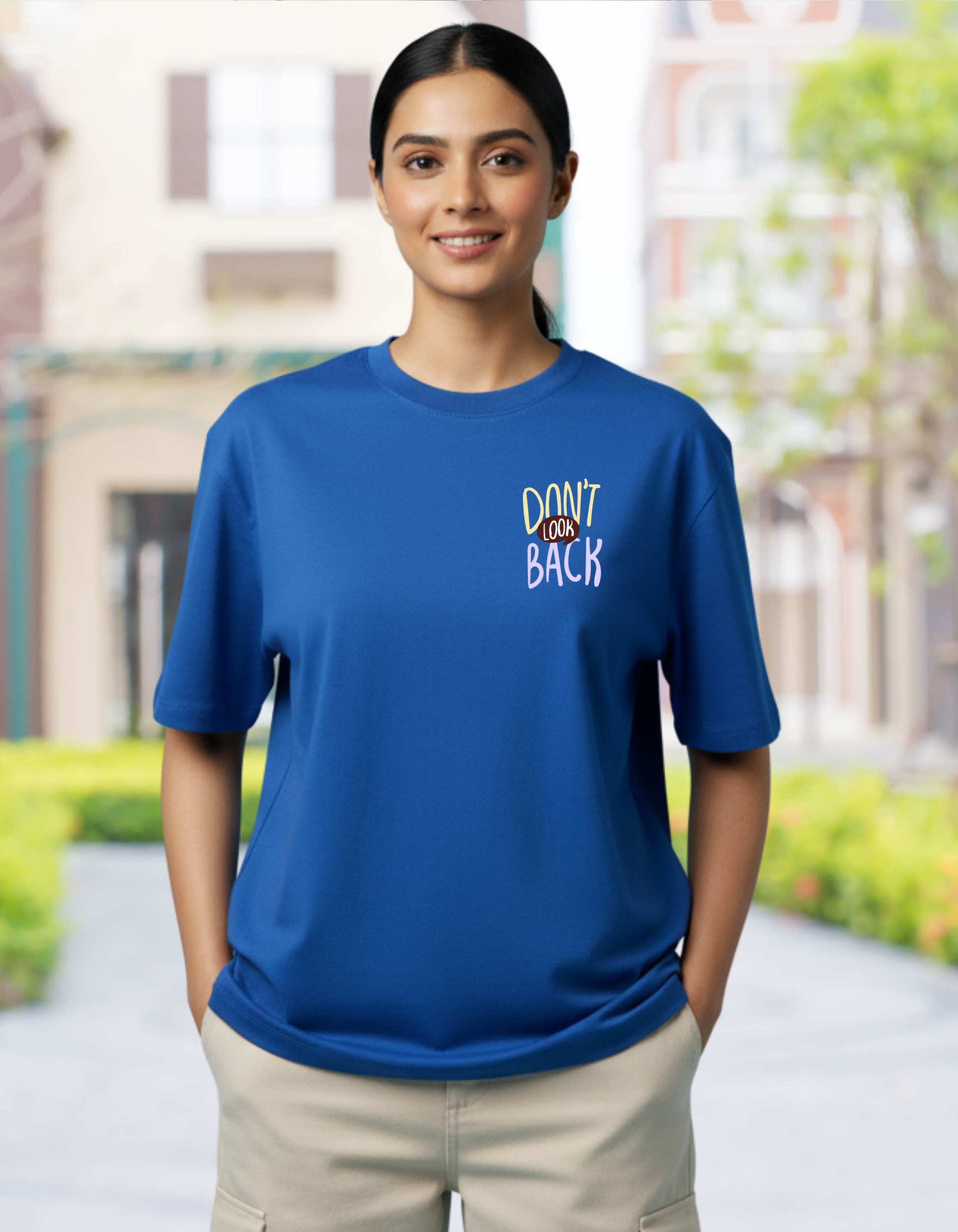 DON'T LOOK BACK OVERSIZE T-SHIRT