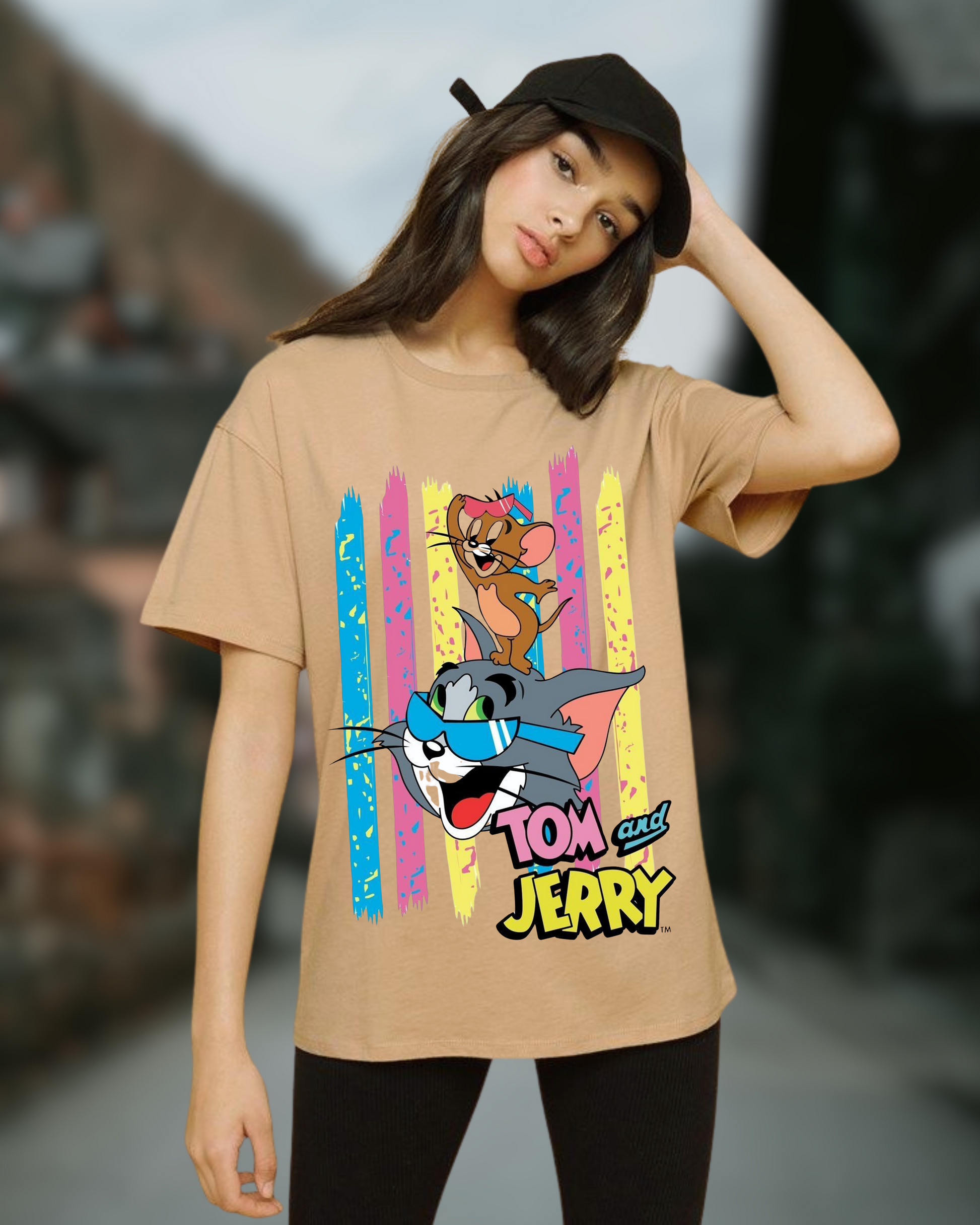 TOM & JERRY OVERSIZED T-SHIRT