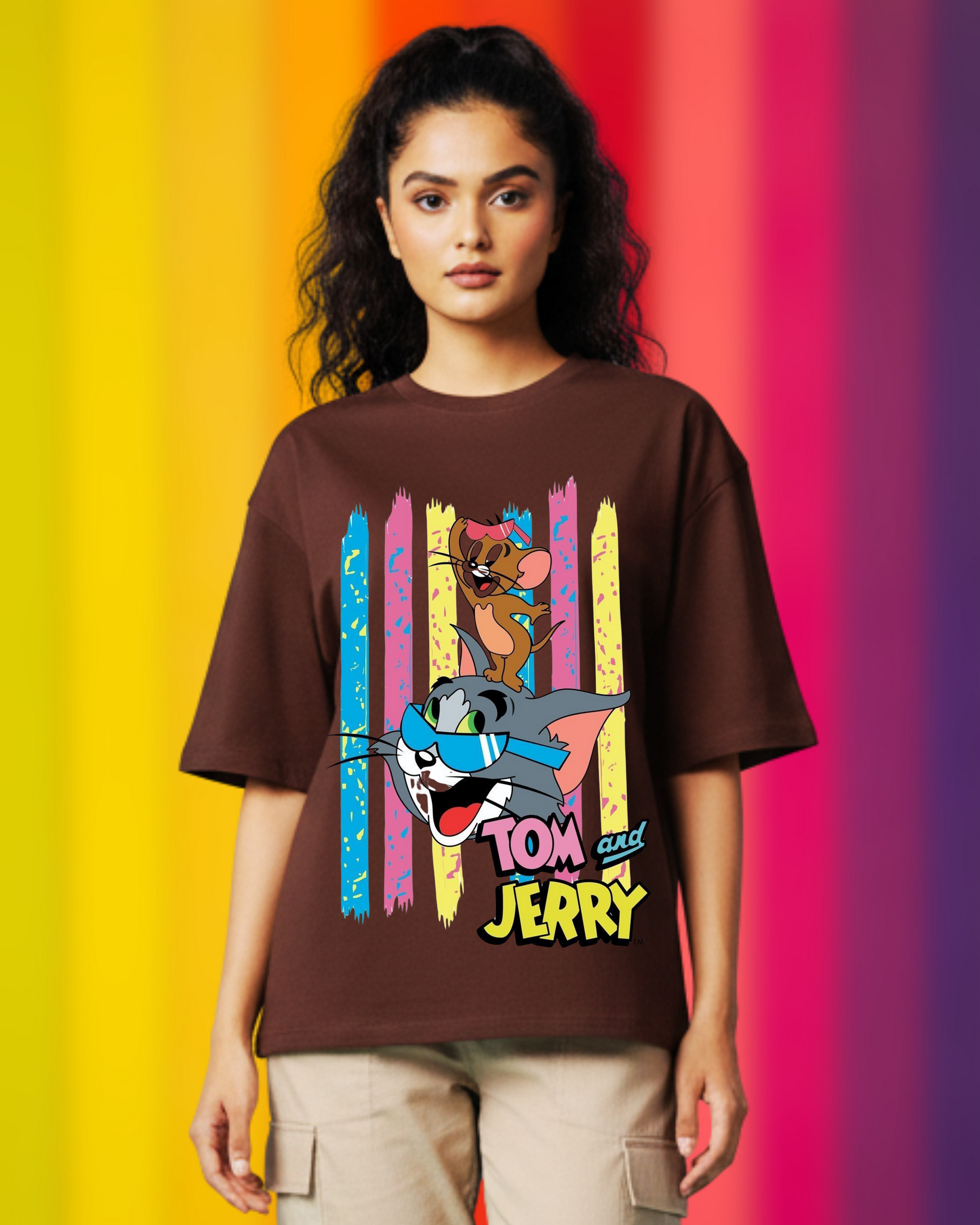 TOM & JERRY OVERSIZED T-SHIRT