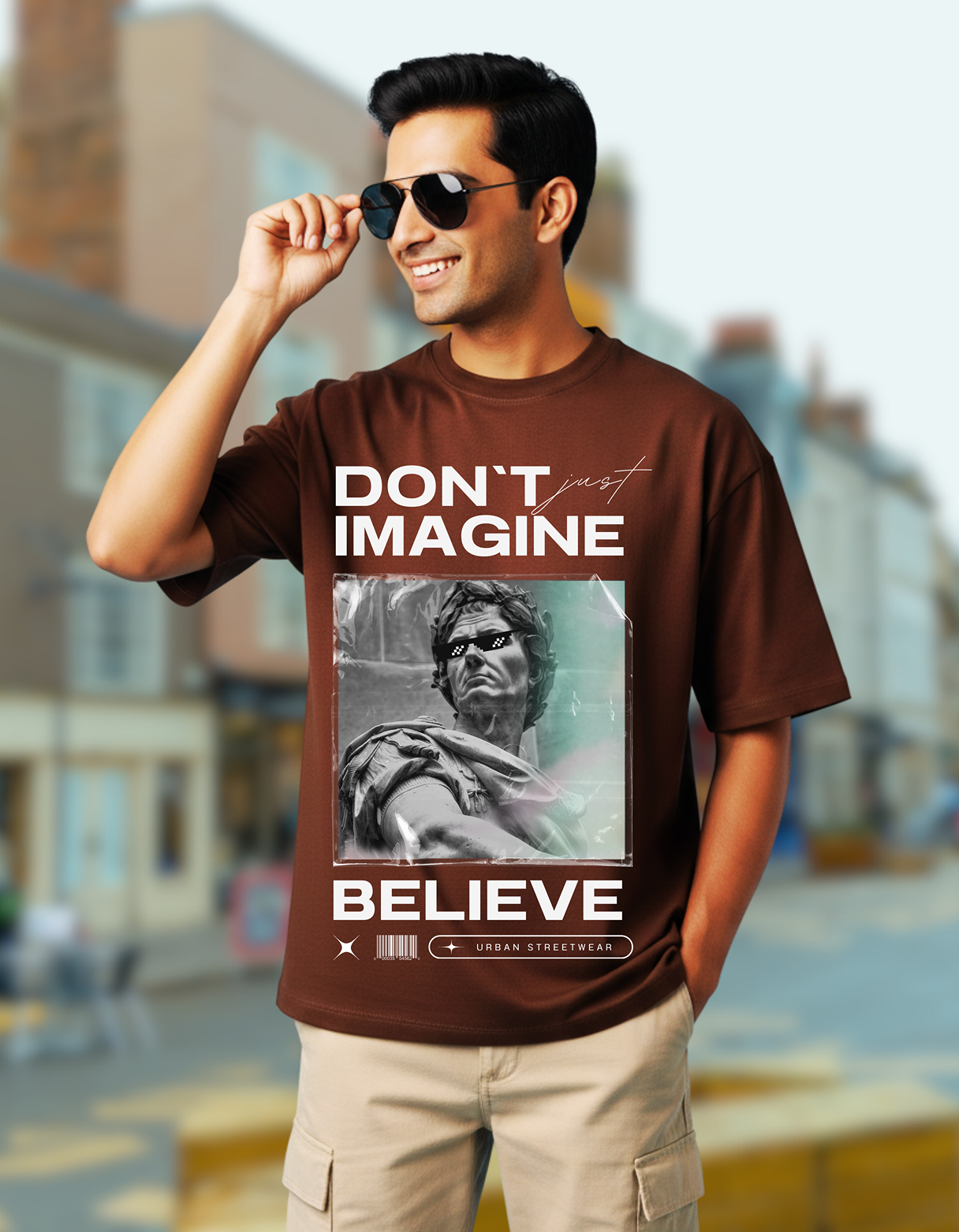 BELIEVE OVERSIZED T-SHIRT