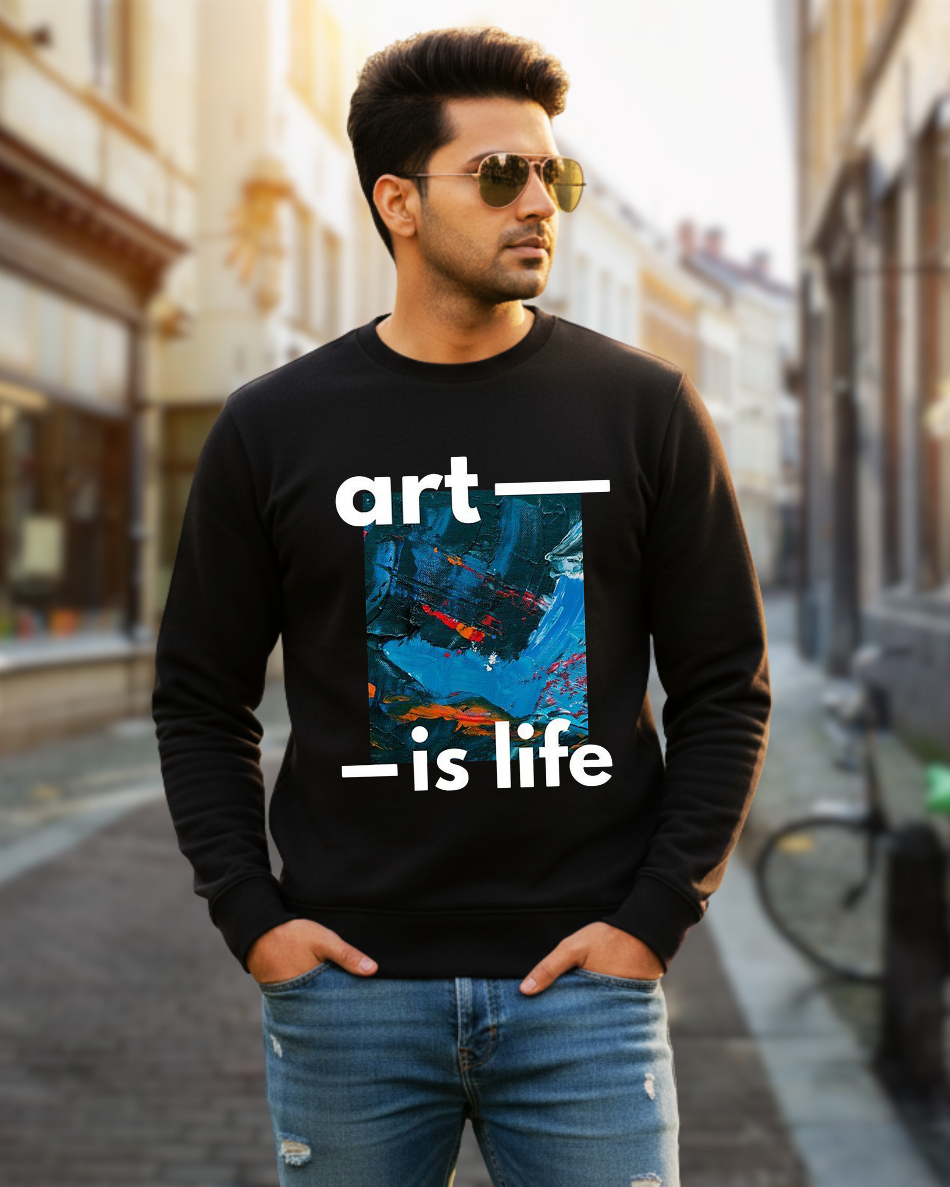 ART IS LIFE SWEATSHIRT