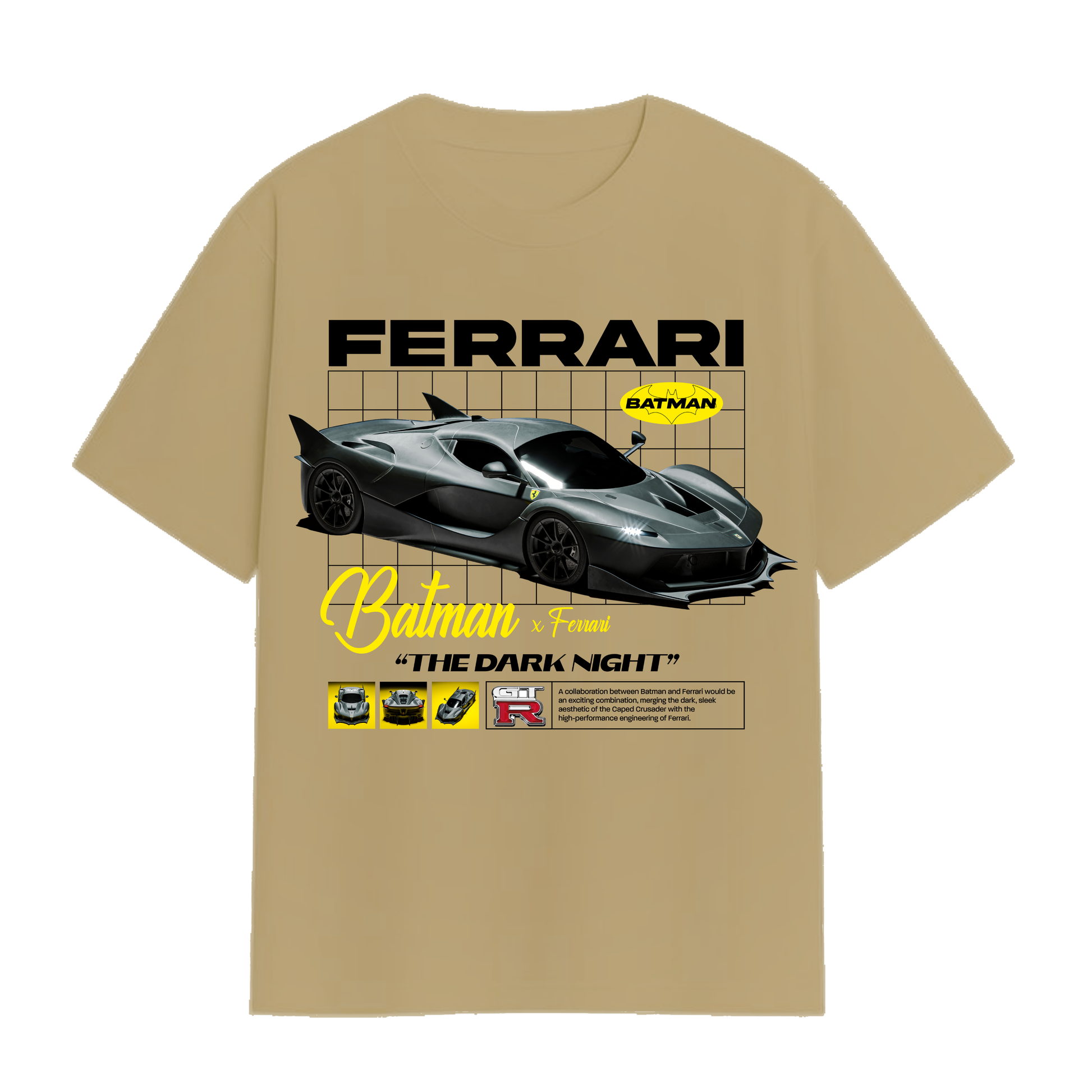 BATMAN FERRARI OVERSIZE T-SHIRT