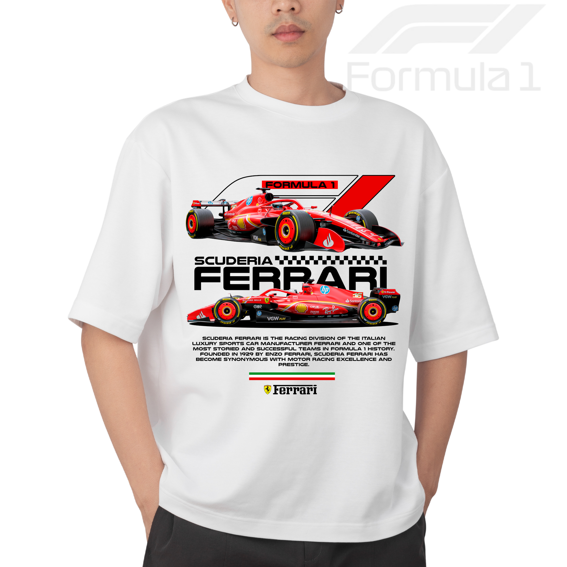 SCUDERIA FERRARI OVERSIZE T-SHIRT