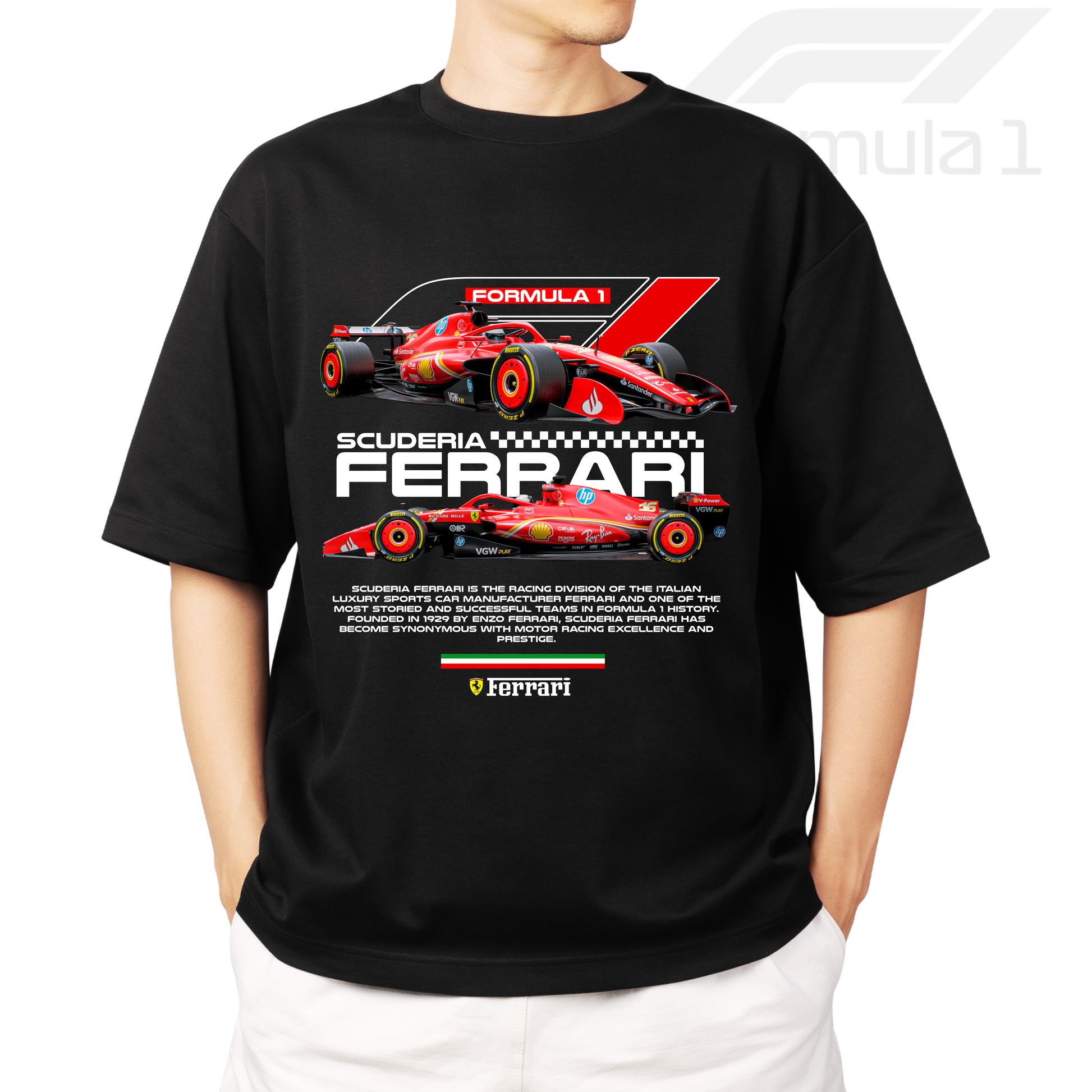 SCUDERIA FERRARI OVERSIZE T-SHIRT