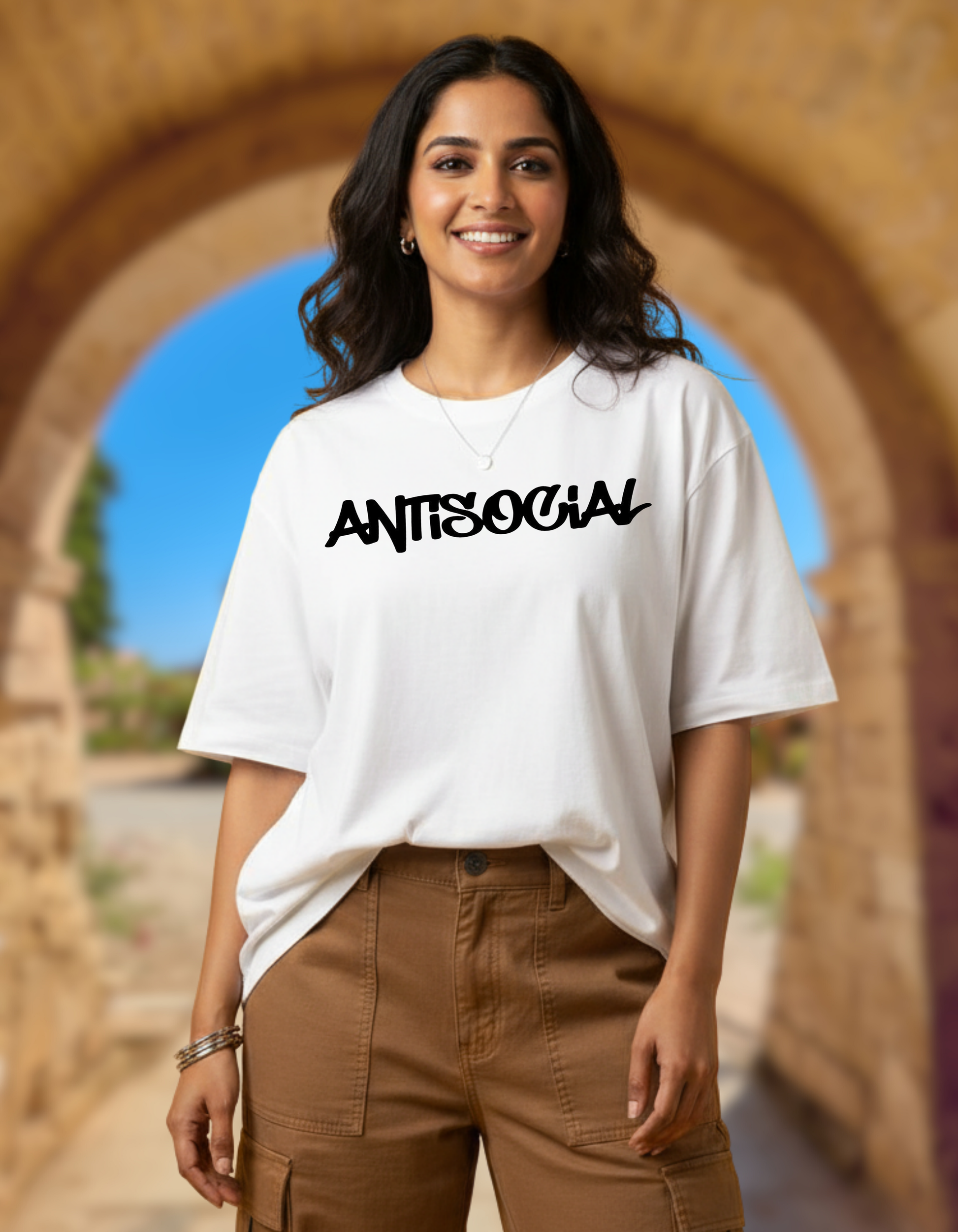 ANTISOCIAL OVERSIZE T-SHIRT
