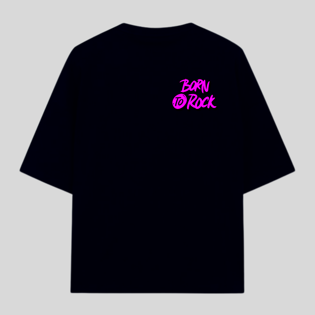 BORN TO ROCK OVERSIZE T-SHIRT