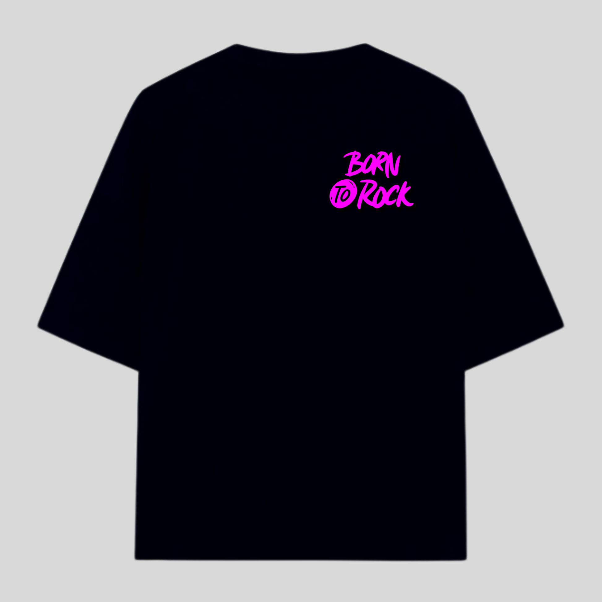 BORN TO ROCK OVERSIZE T-SHIRT