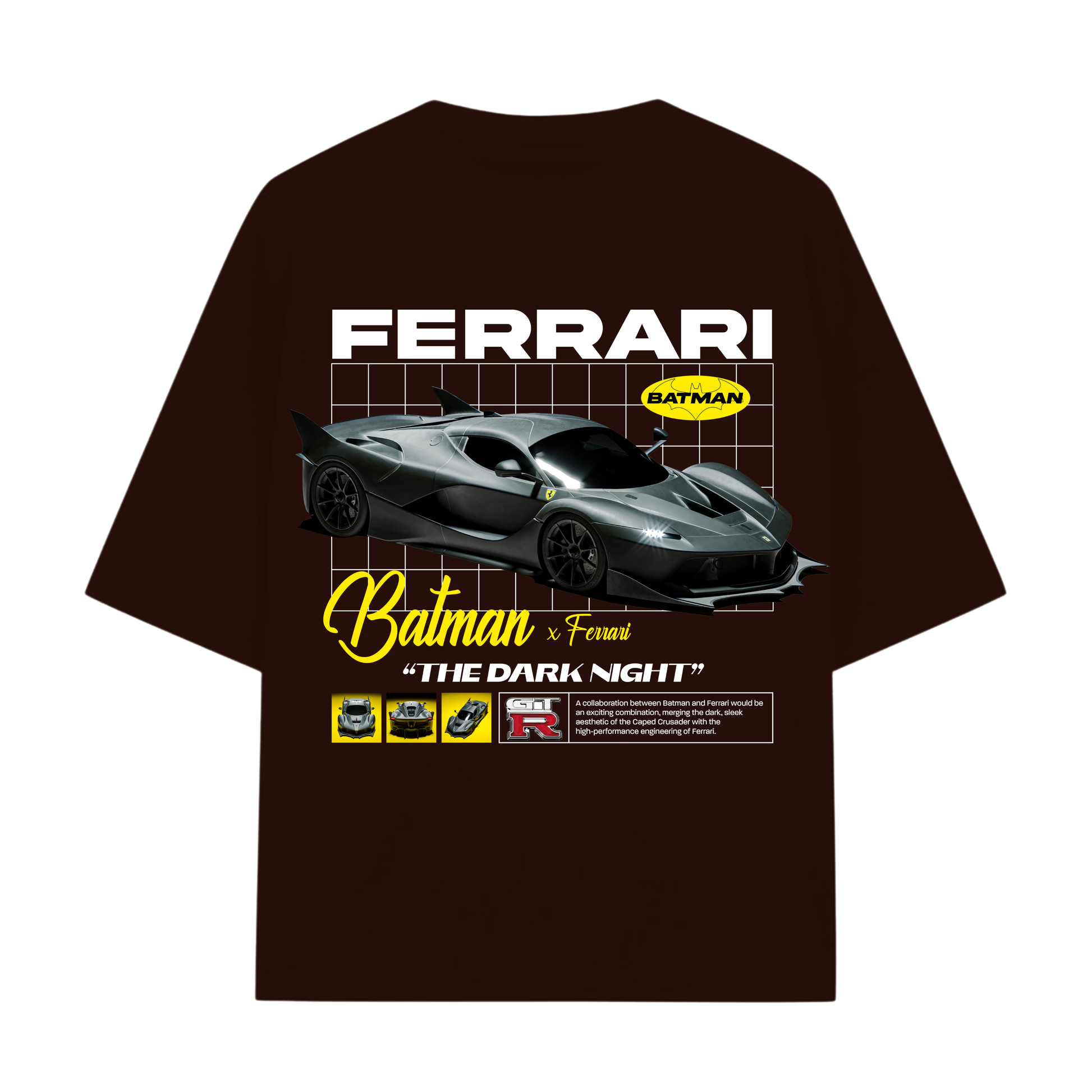 BATMAN FERRARI OVERSIZE T-SHIRT