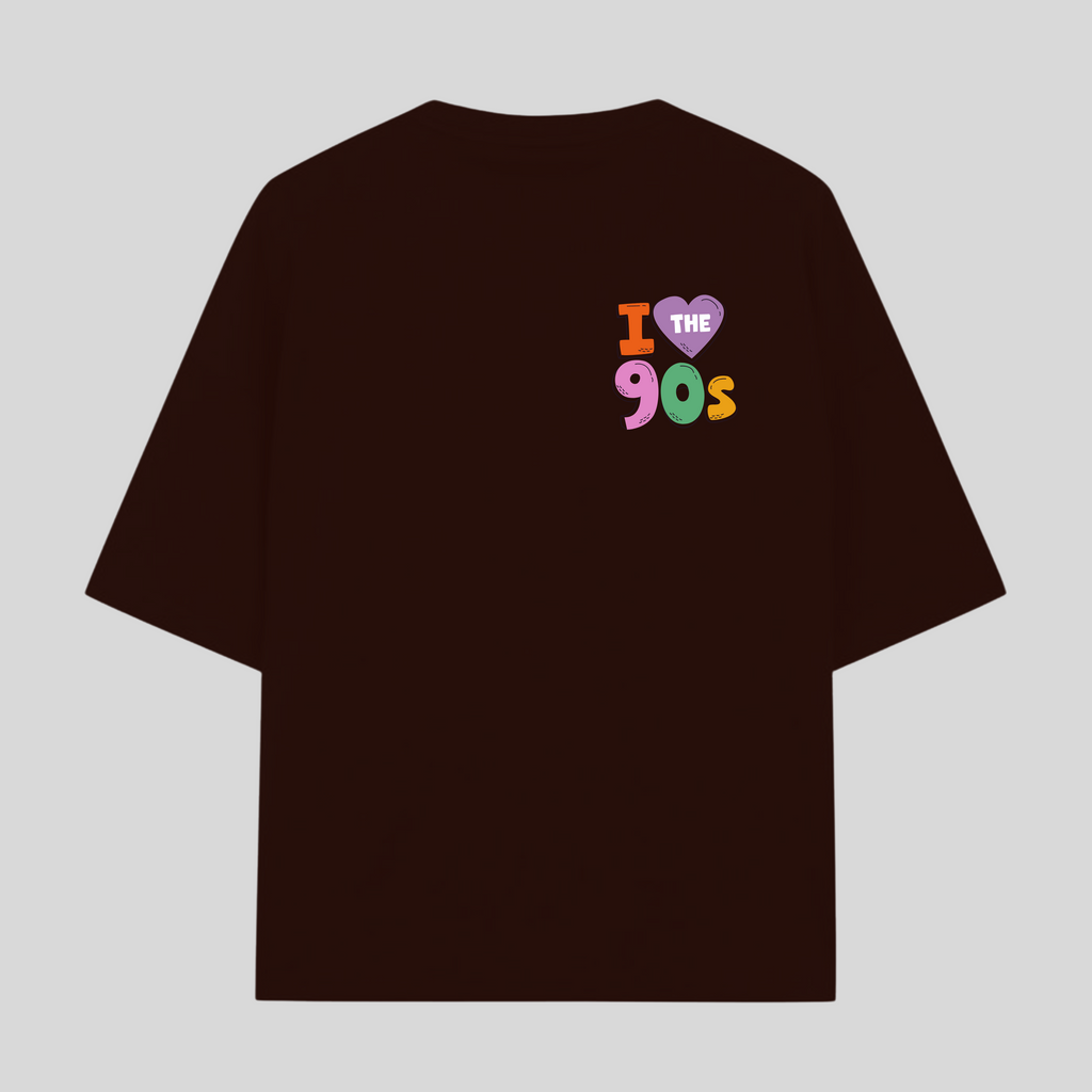 I LOVE THE 90S OVERSIZE T-SHIRT