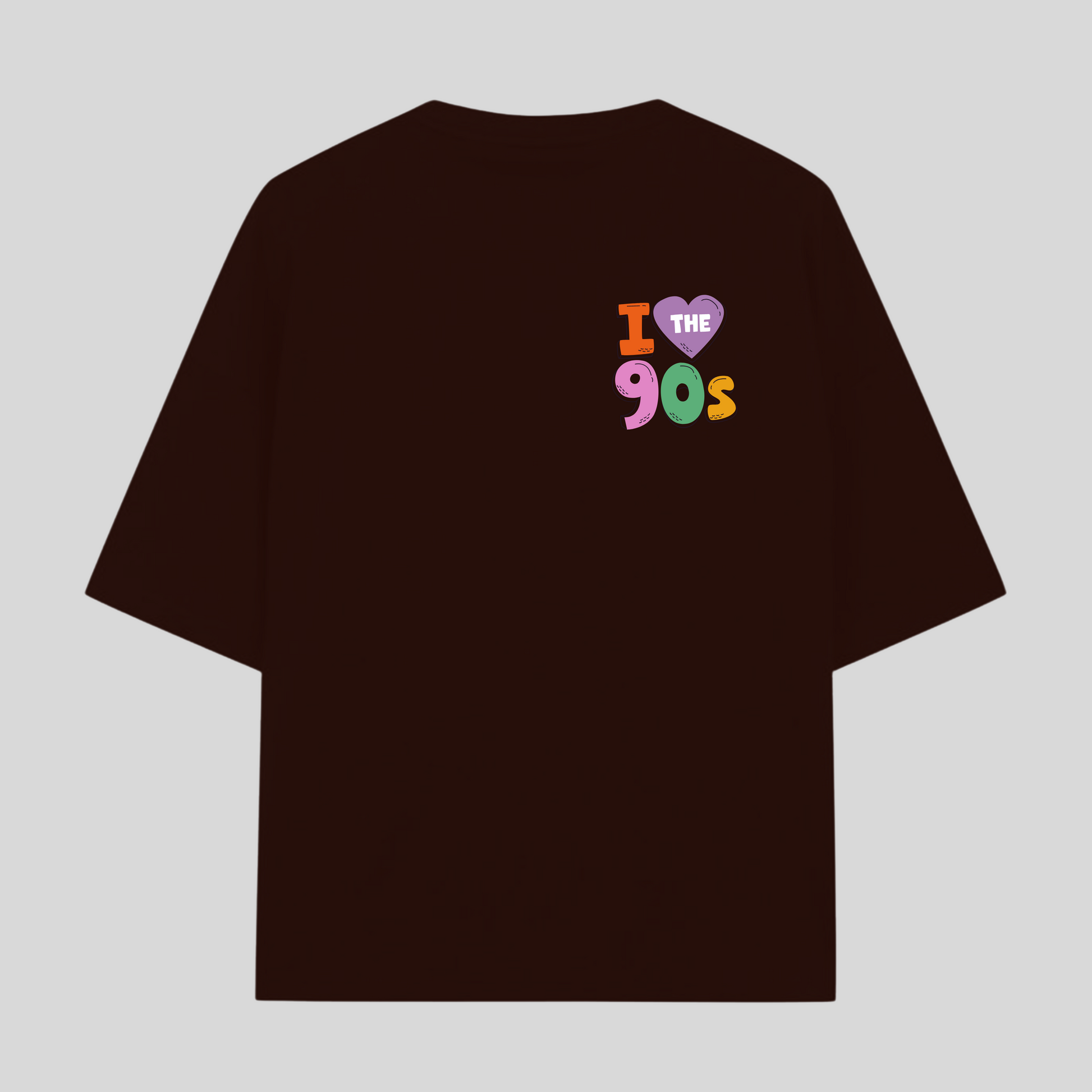 I LOVE THE 90S OVERSIZE T-SHIRT