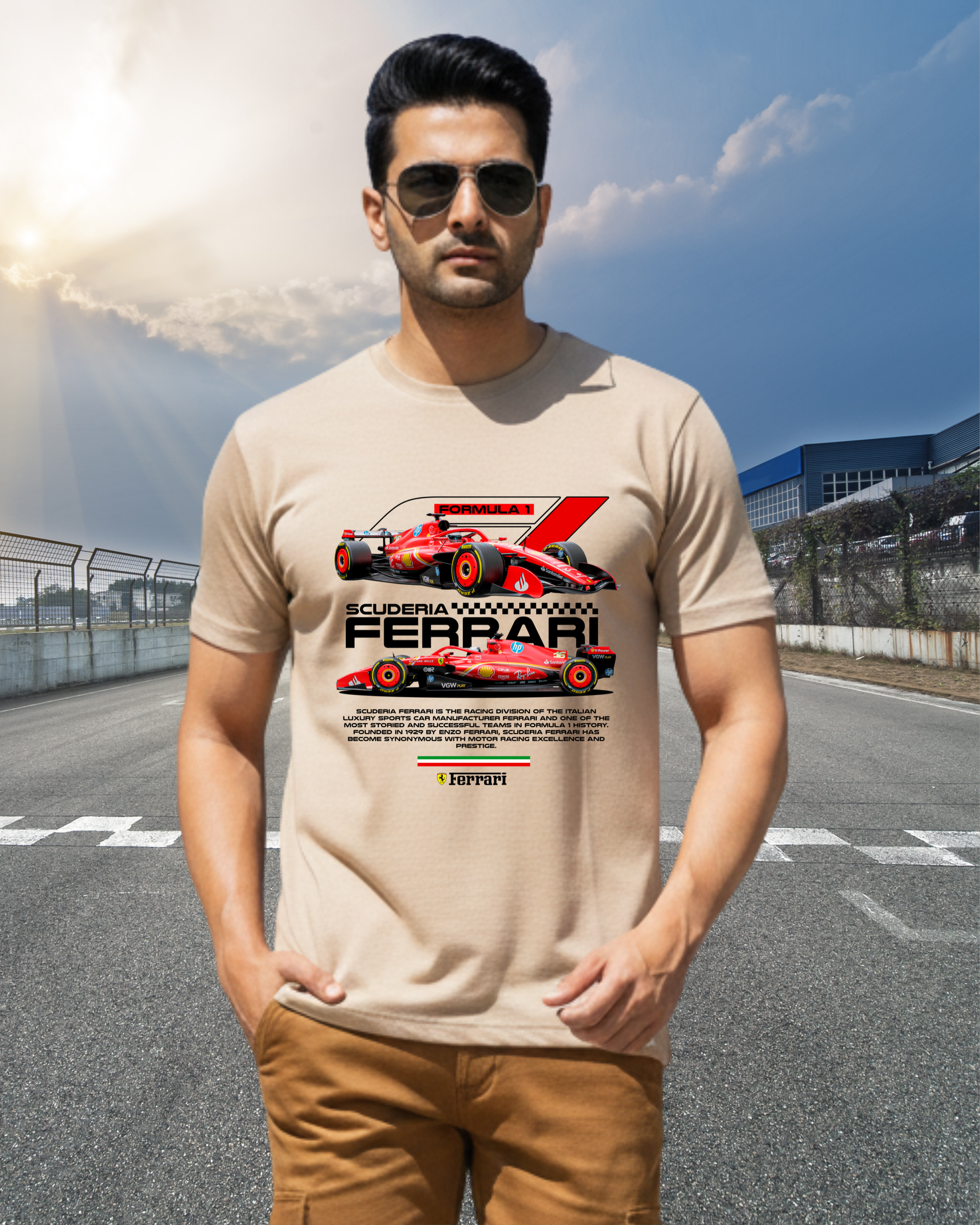 FERRARI 1 REGULAR T-SHIRT