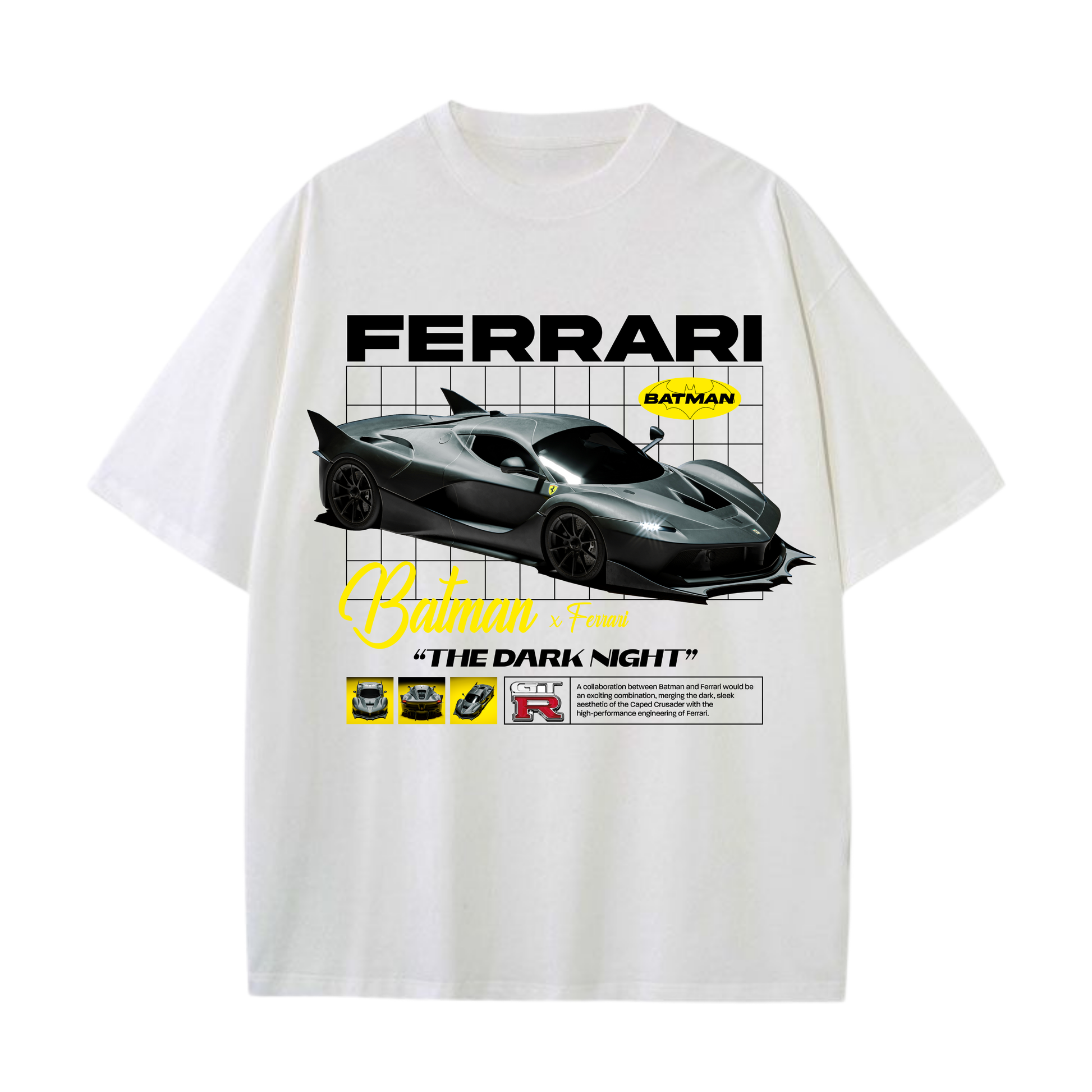 BATMAN FERRARI OVERSIZE T-SHIRT