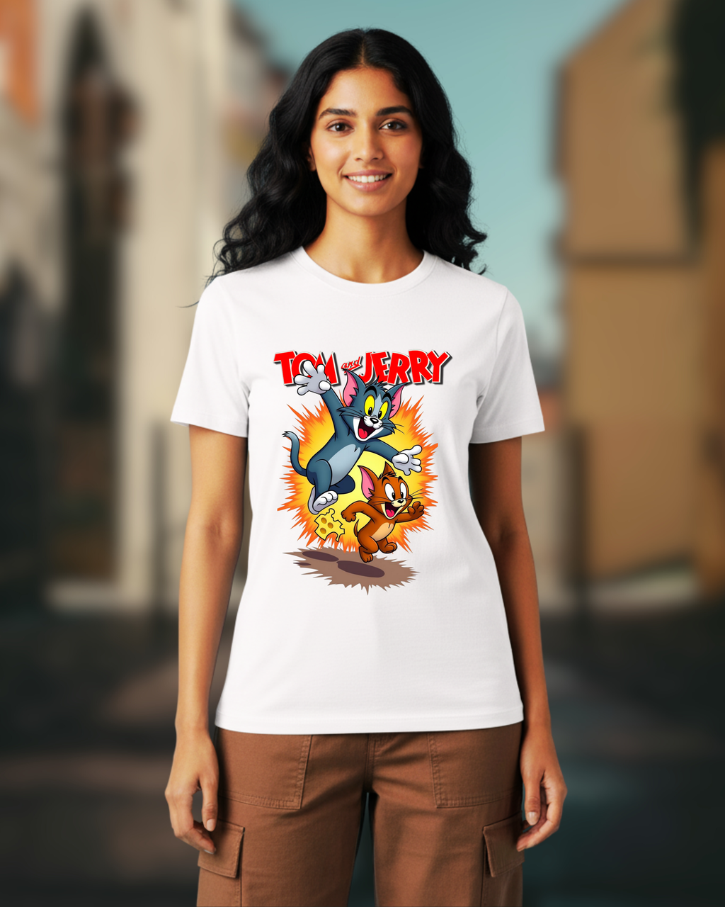 TOM & JERRY  REGULAR T-SHIRT