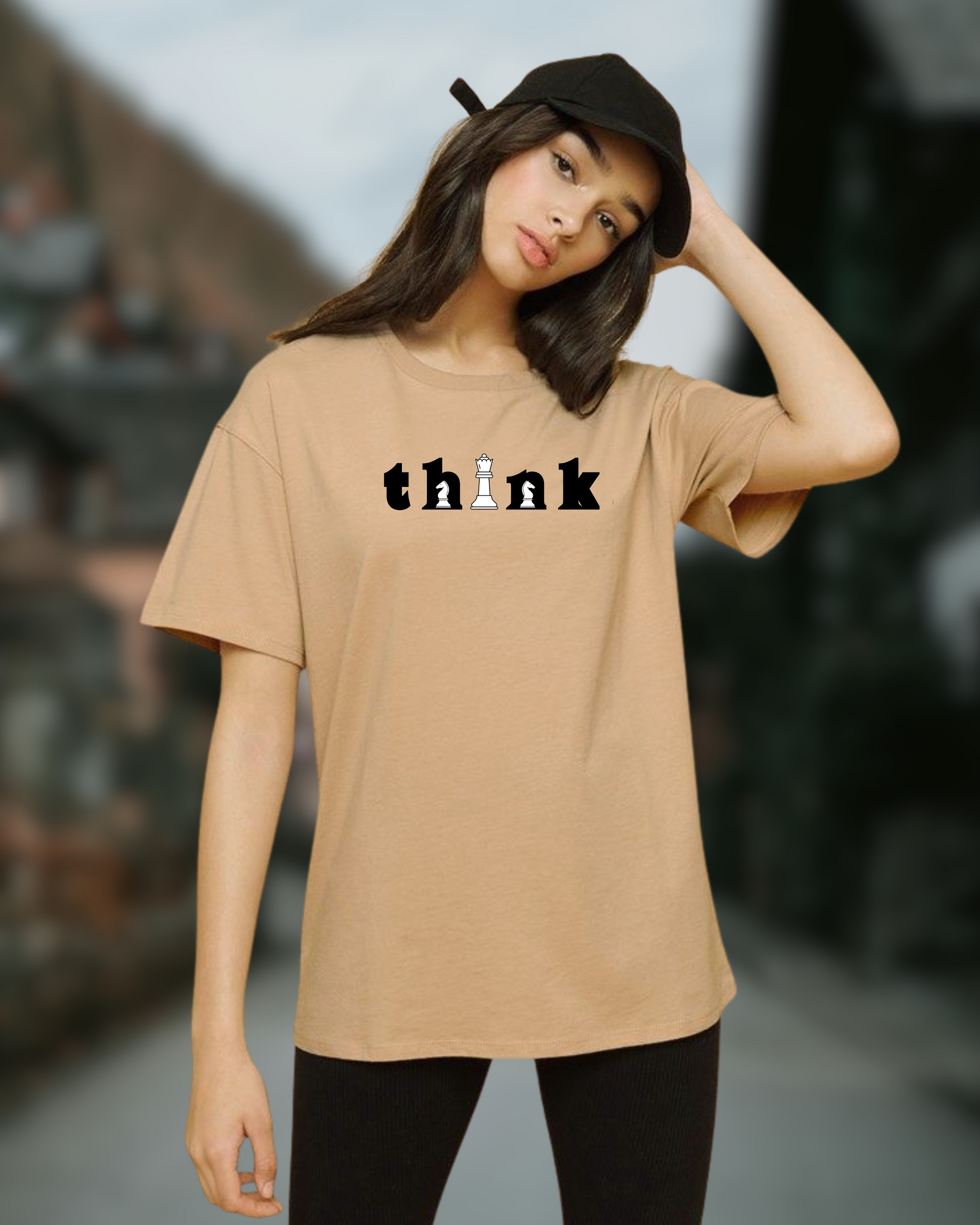 THINK OVERSIZE T-SHIRT