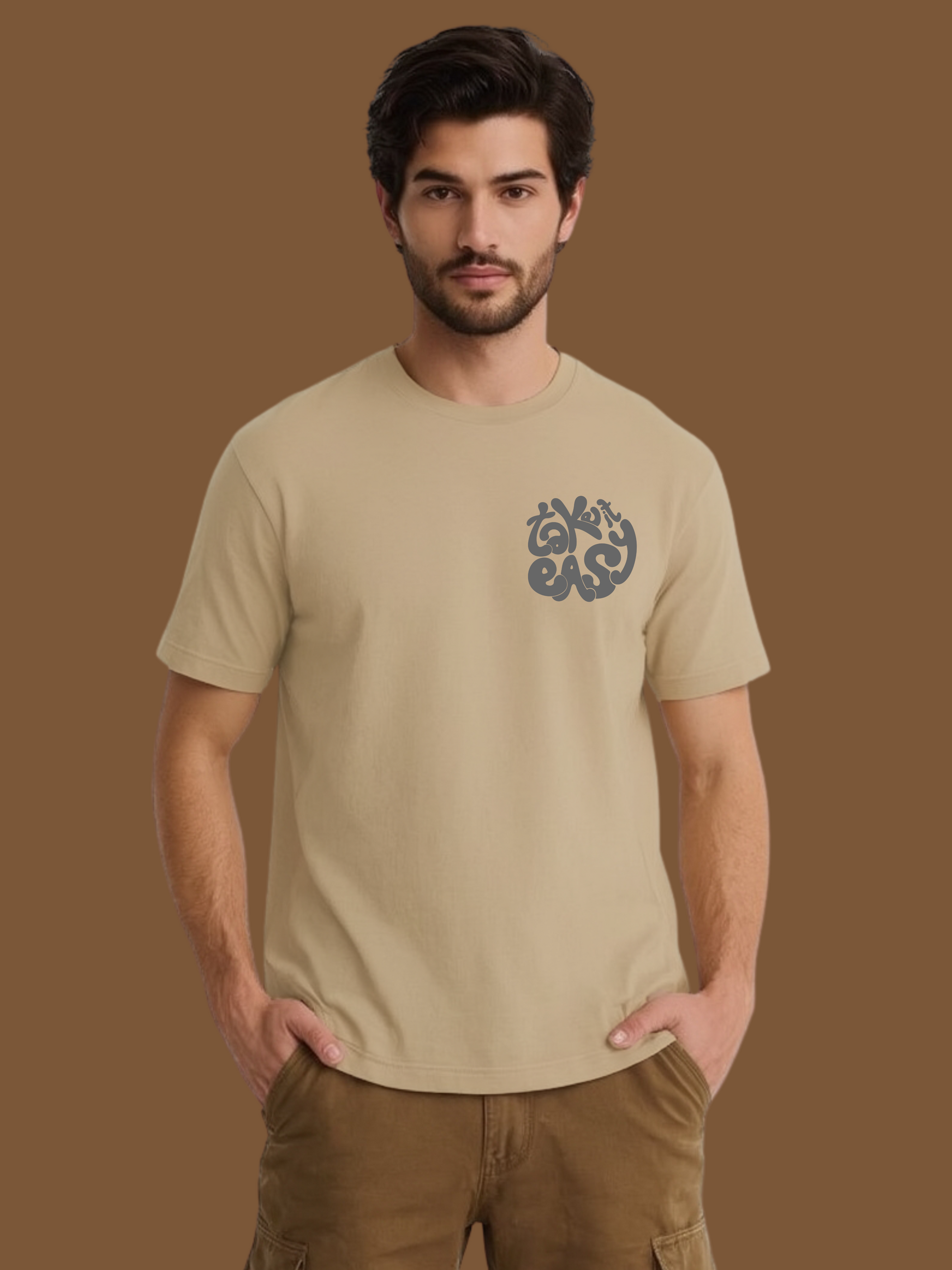 TAKE IT EASY MINIMAL REGULAR T-SHIRT