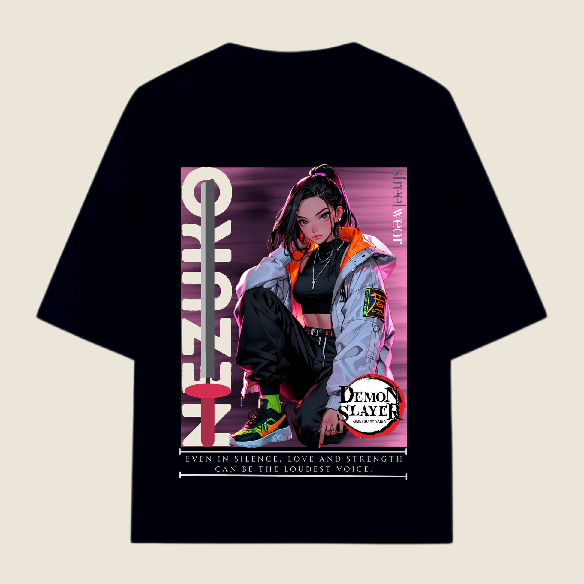 NEZUKO OVERSIZE T-SHIRT