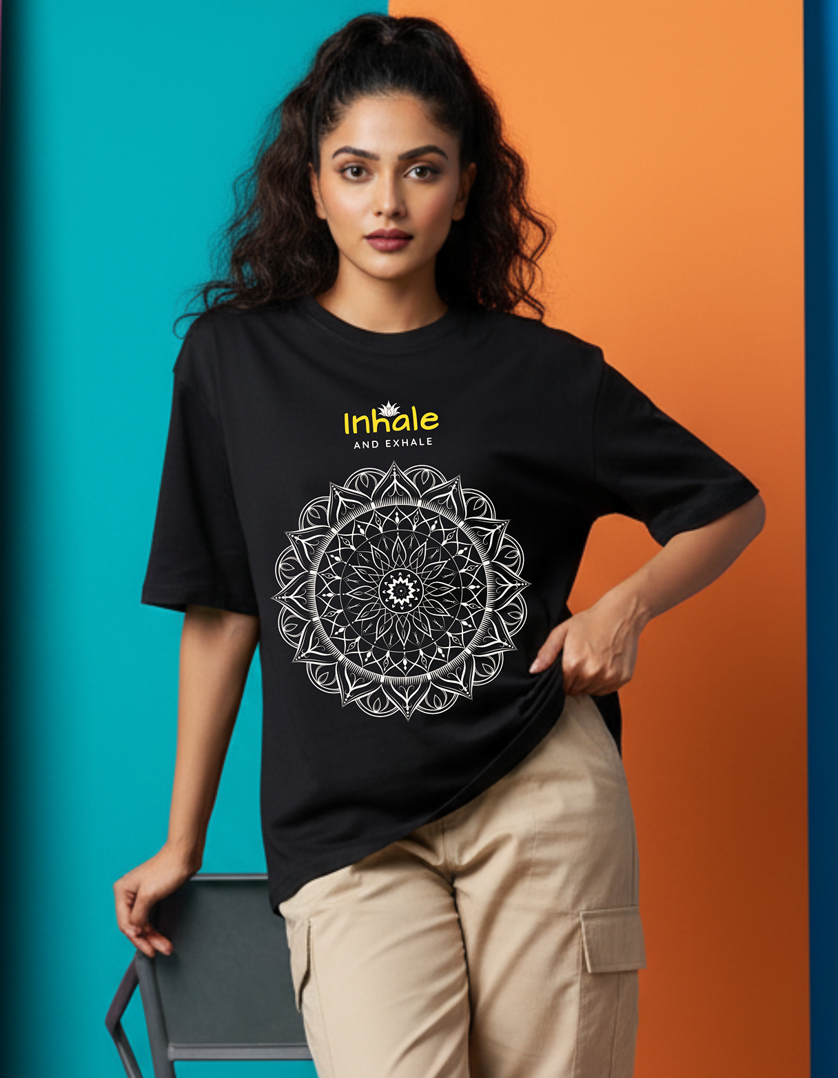 INHALE OVERSIZE T-SHIRT