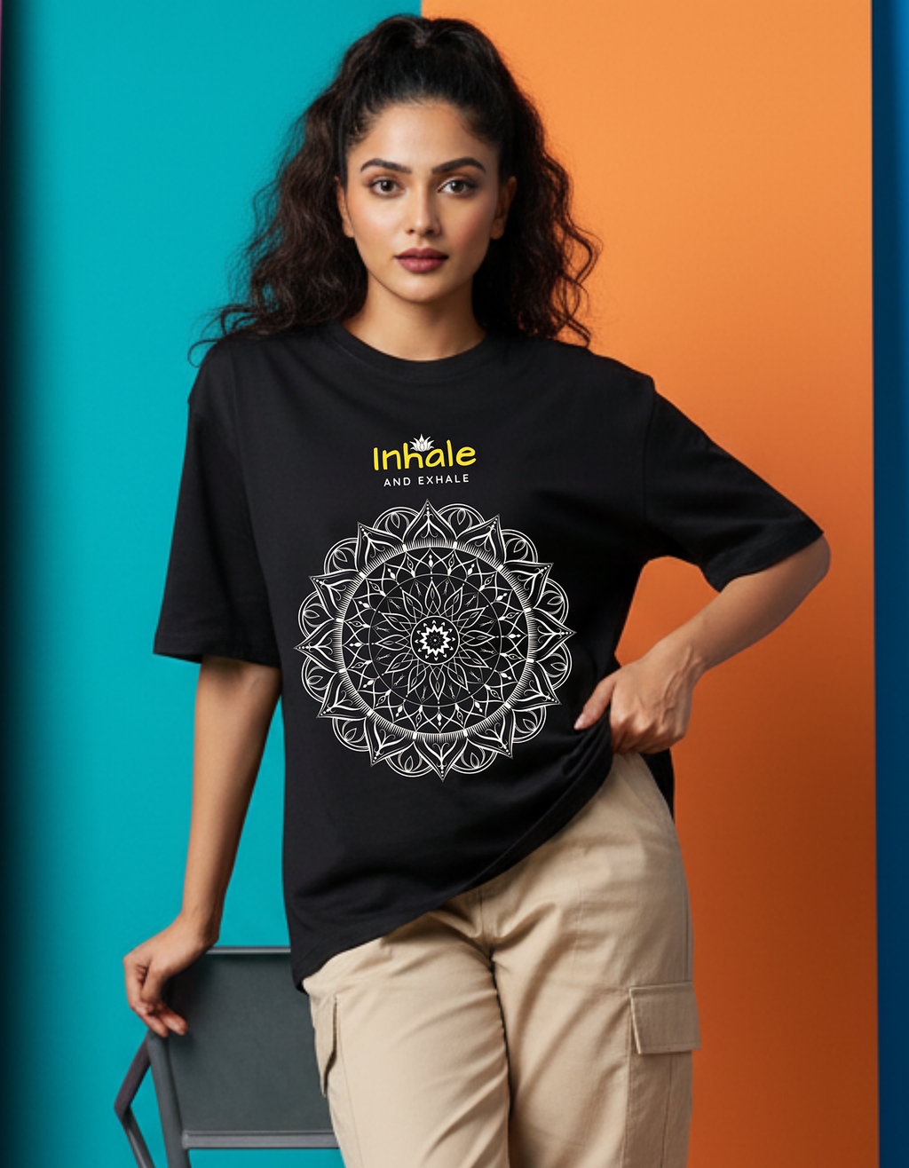 INHALE OVERSIZE T-SHIRT