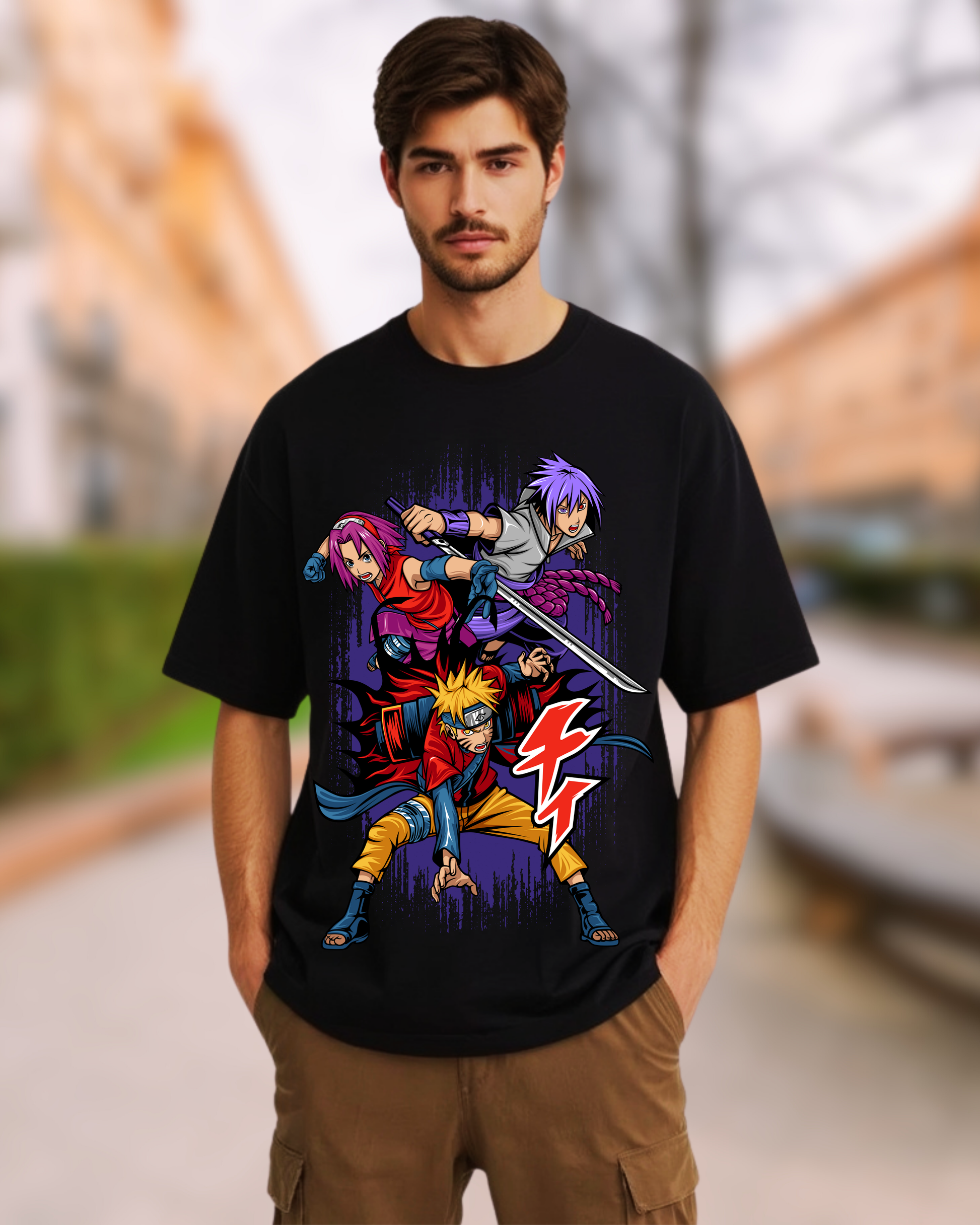 NARUTO OVERSIZE T-SHIRT