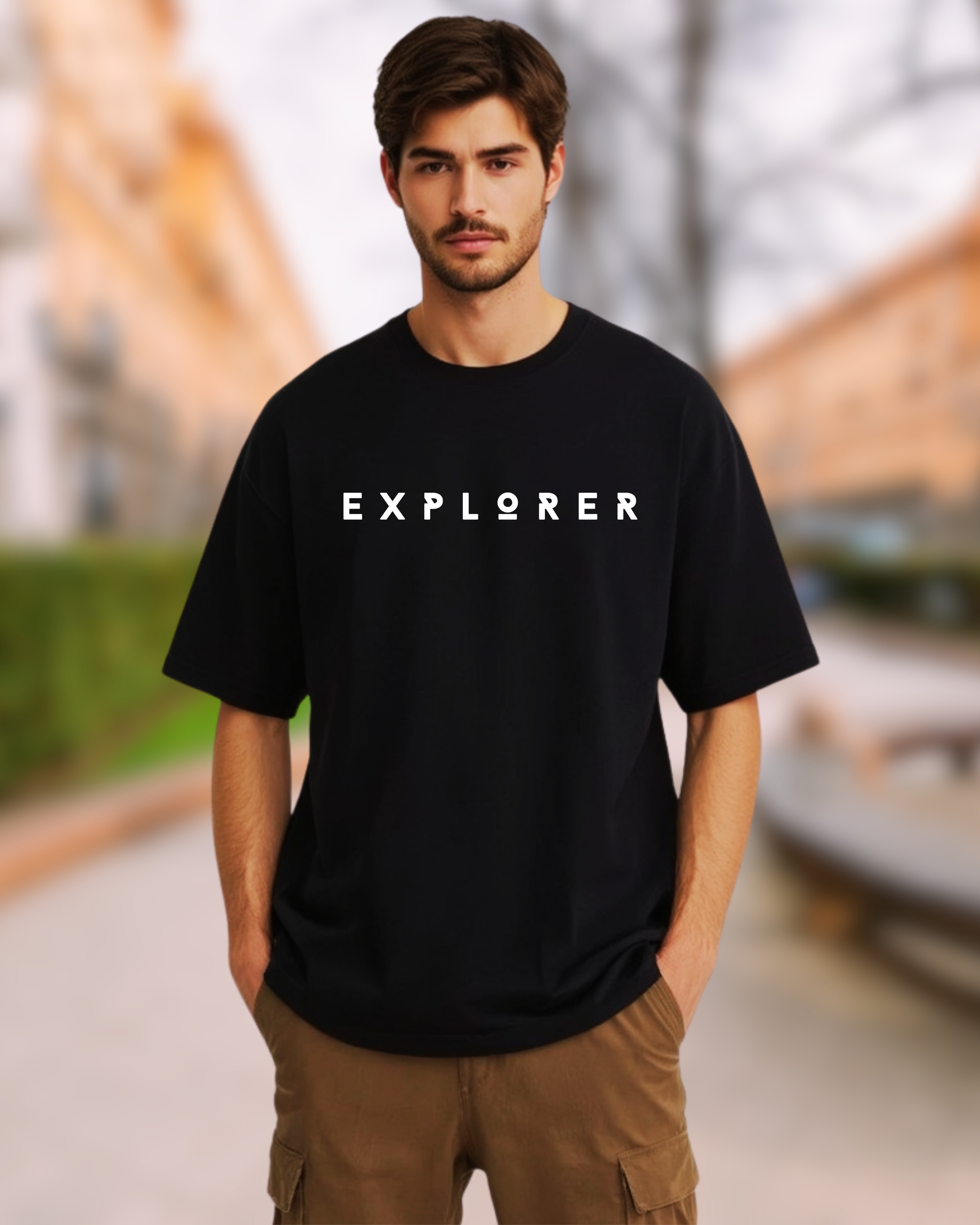 EXPLOLER MINIMAL OVERSIZE T-SHIRT