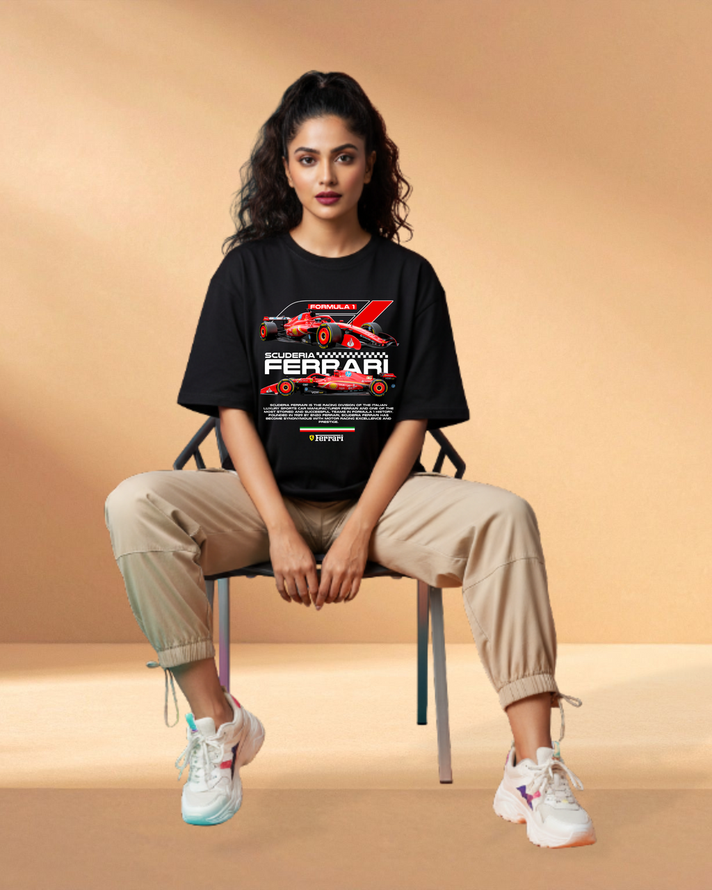 SCUDERIA FERRARI OVERSIZE T-SHIRT