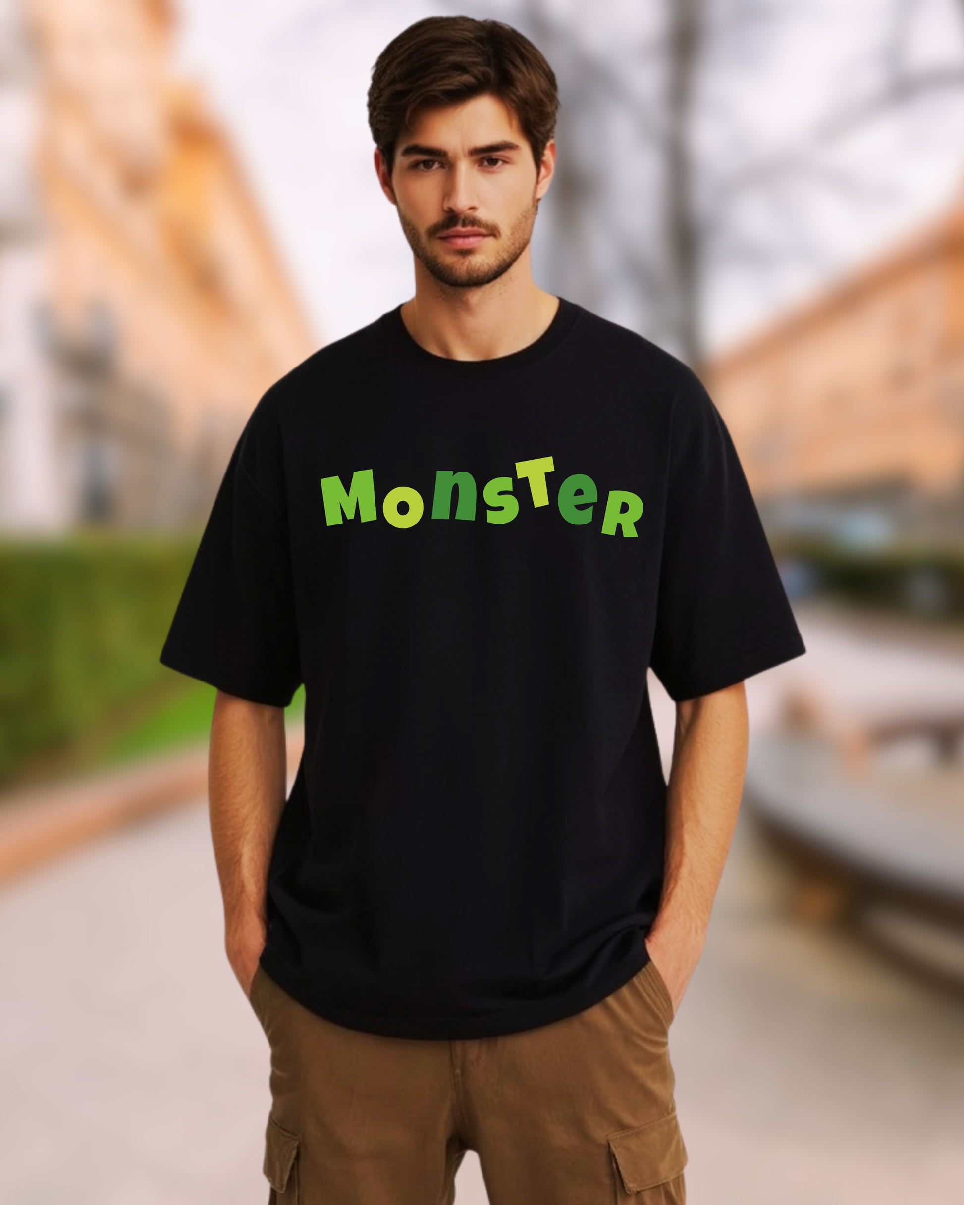 MONSTER MINIMAL OVERSIZE T-SHIRT