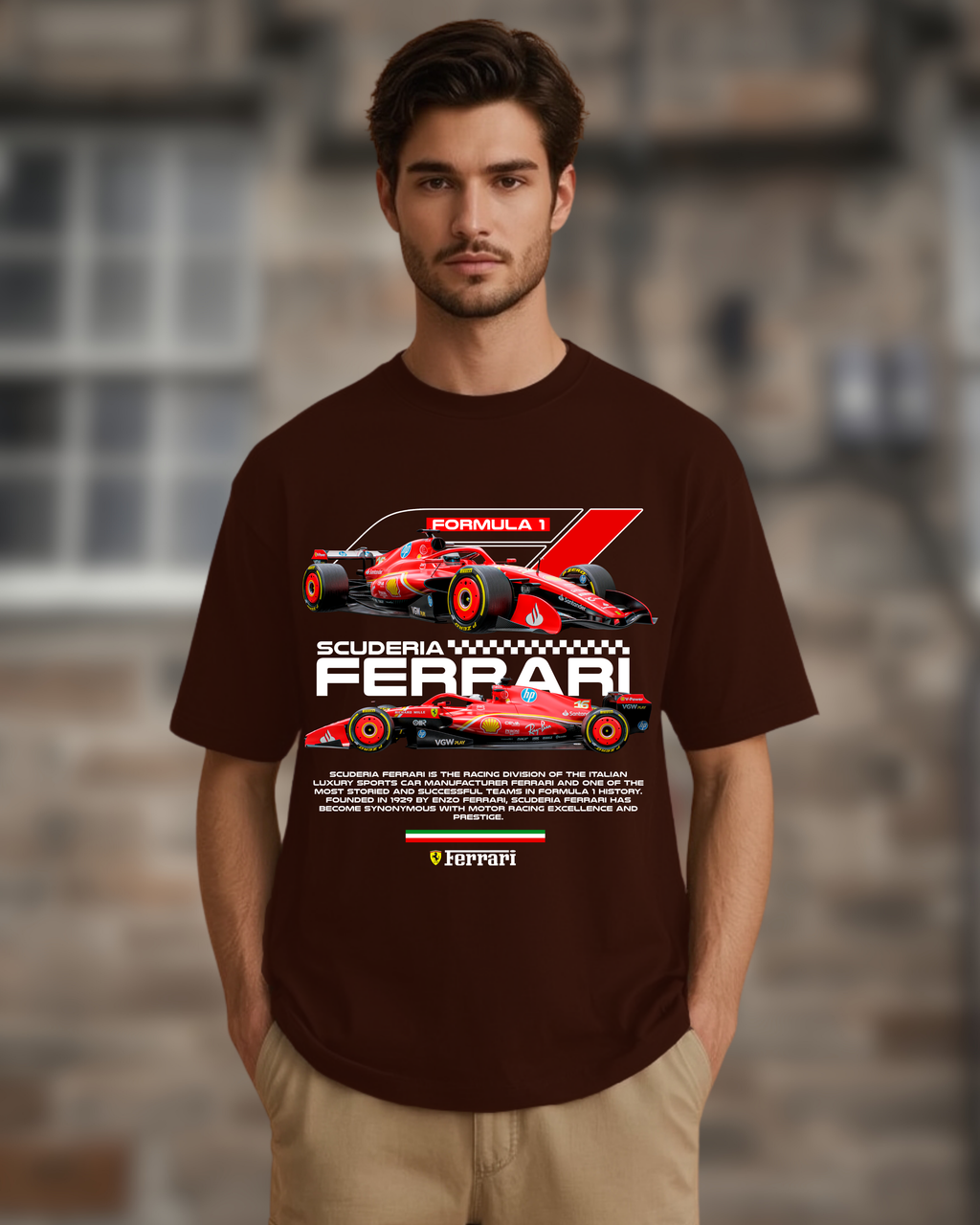 SCUDERIA FERRARI OVERSIZE T-SHIRT