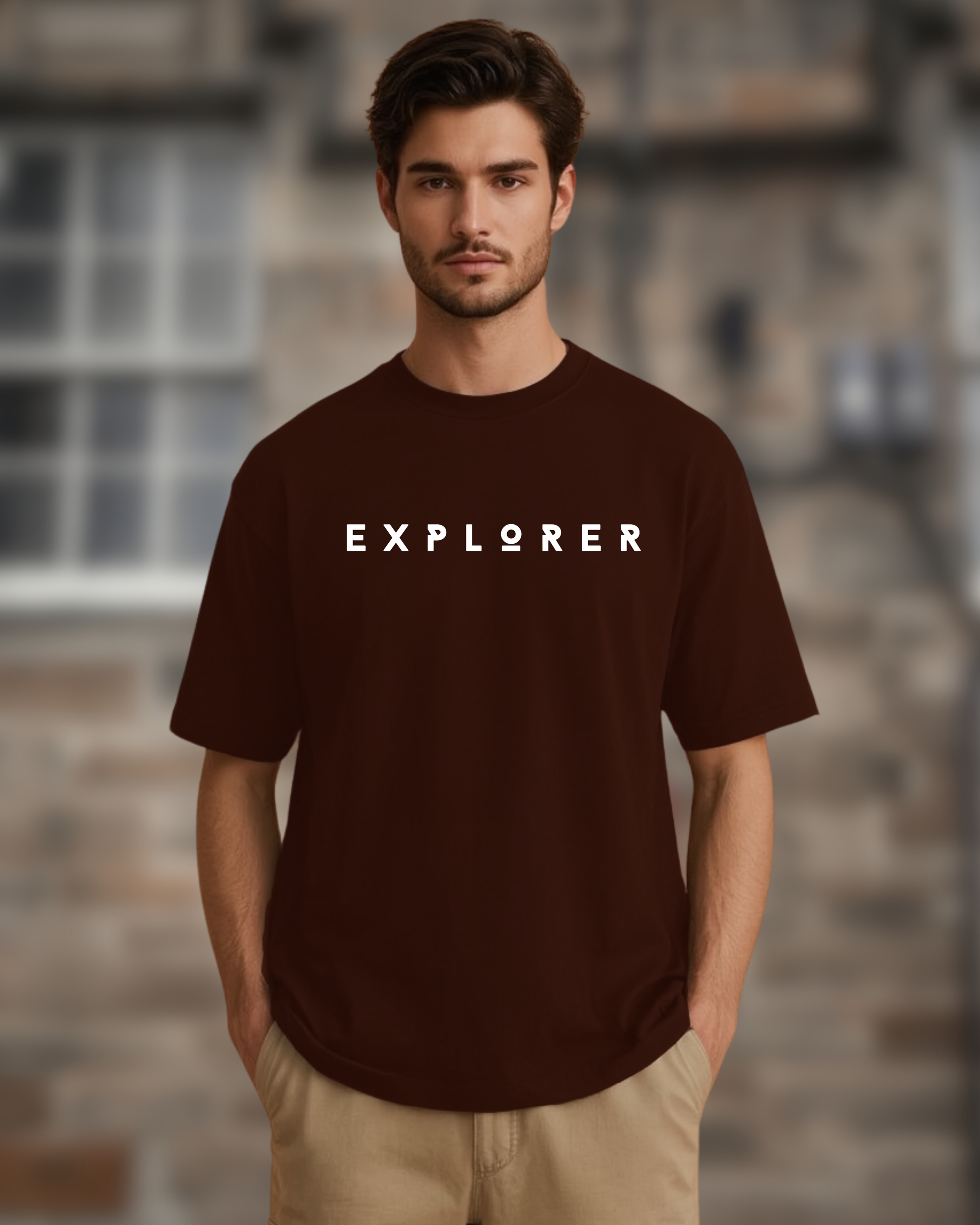 EXPLOLER MINIMAL OVERSIZE T-SHIRT