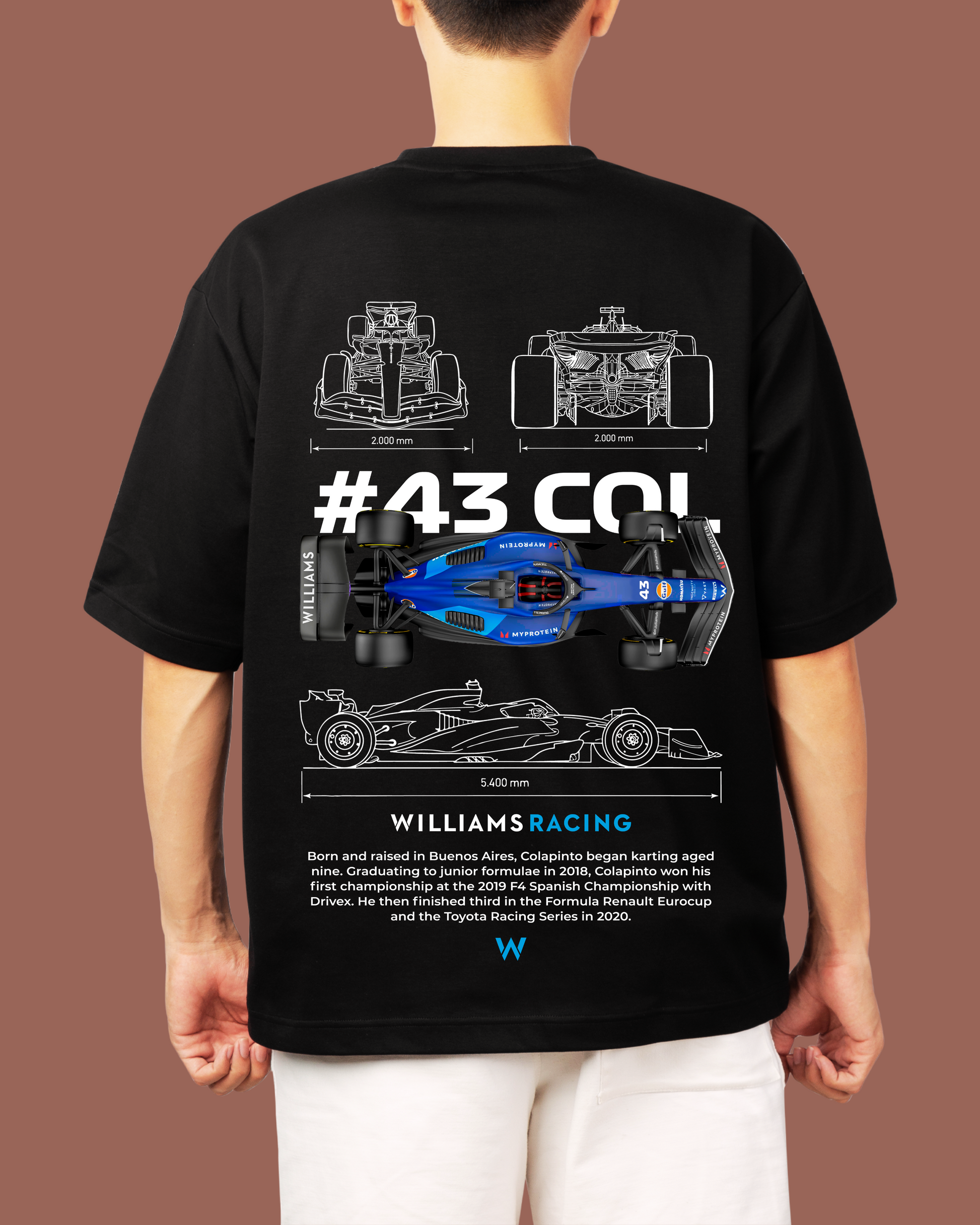 F1 - BLACK OVERSIZE T-SHIRT