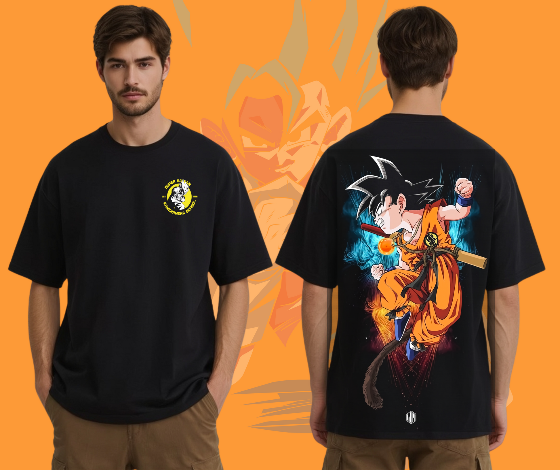 GOKU - BLACK OVERSIZE T-SHIRT