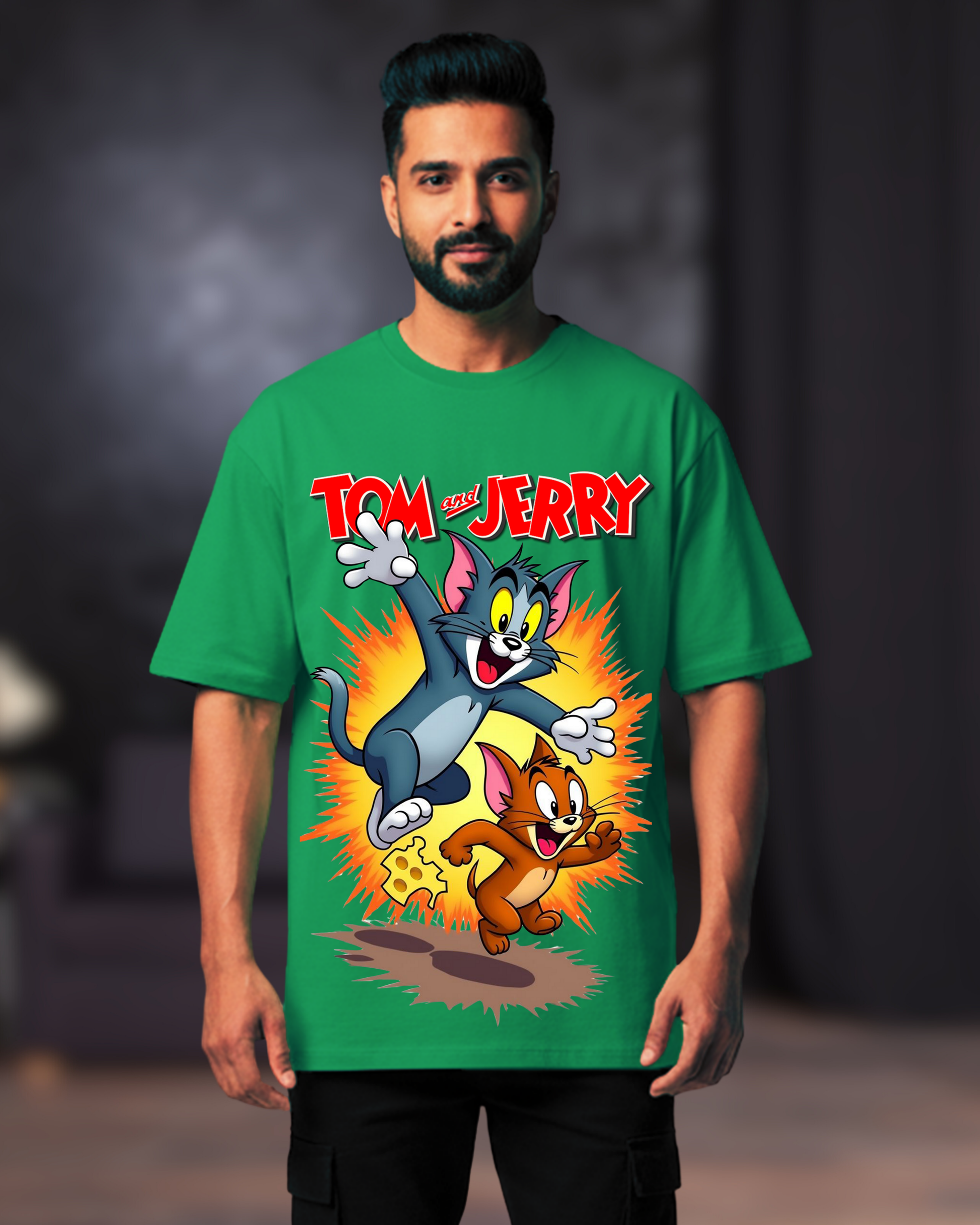 TOM AND JERRY OVERSIZE T-SHIRT