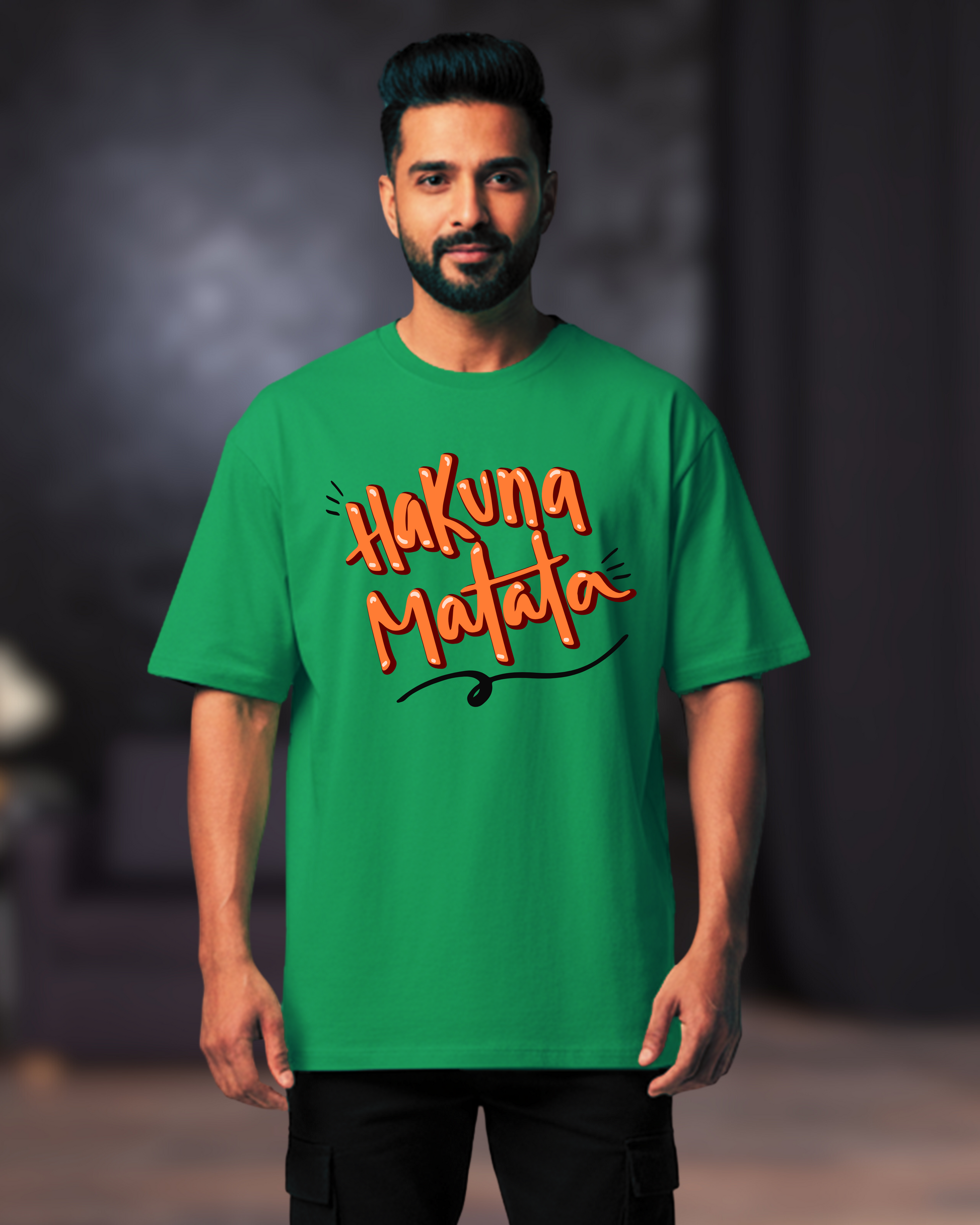 HAKUNA MATATA MINIMAL OVERSIZE T-SHIRT
