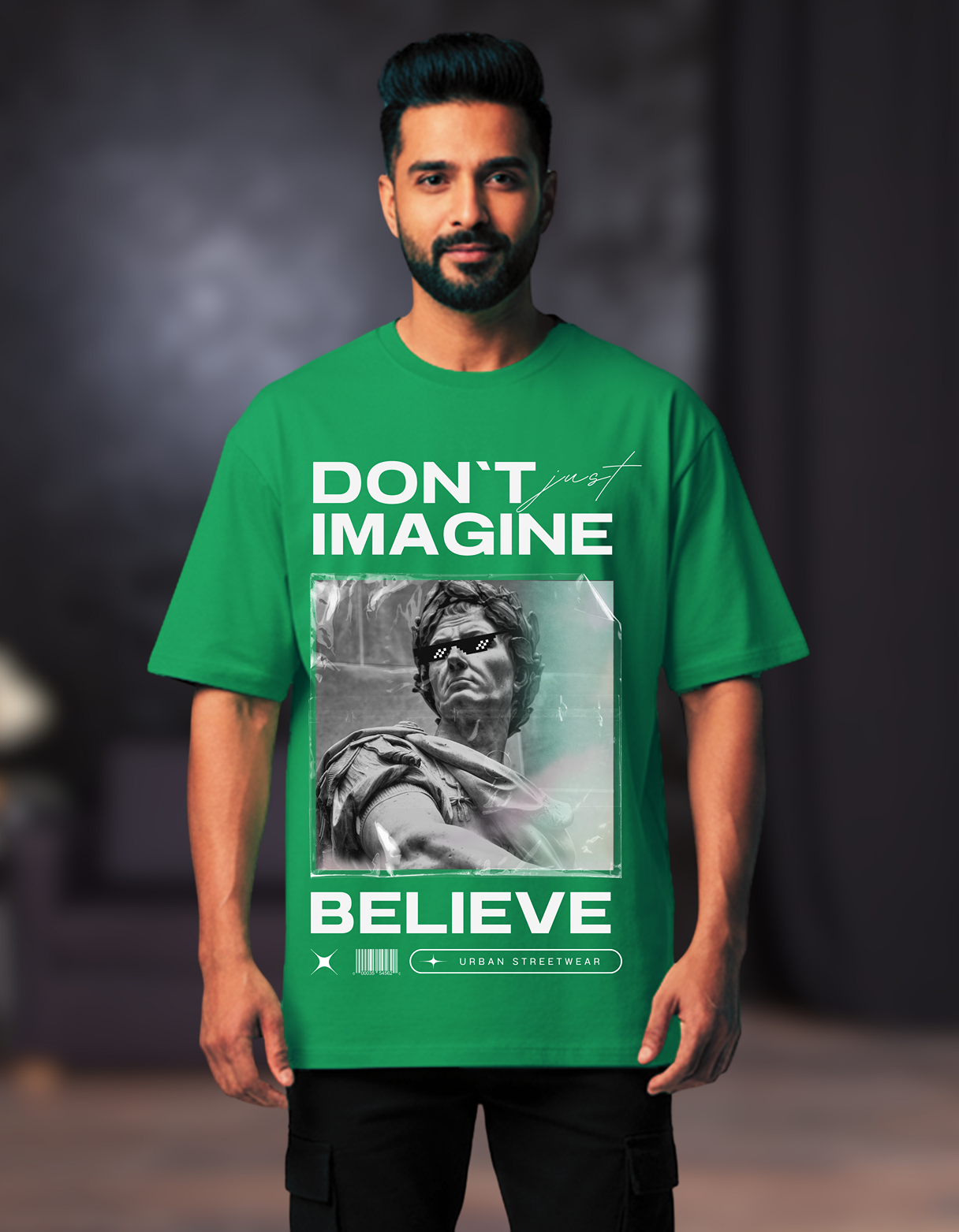 BELIEVE OVERSIZED T-SHIRT