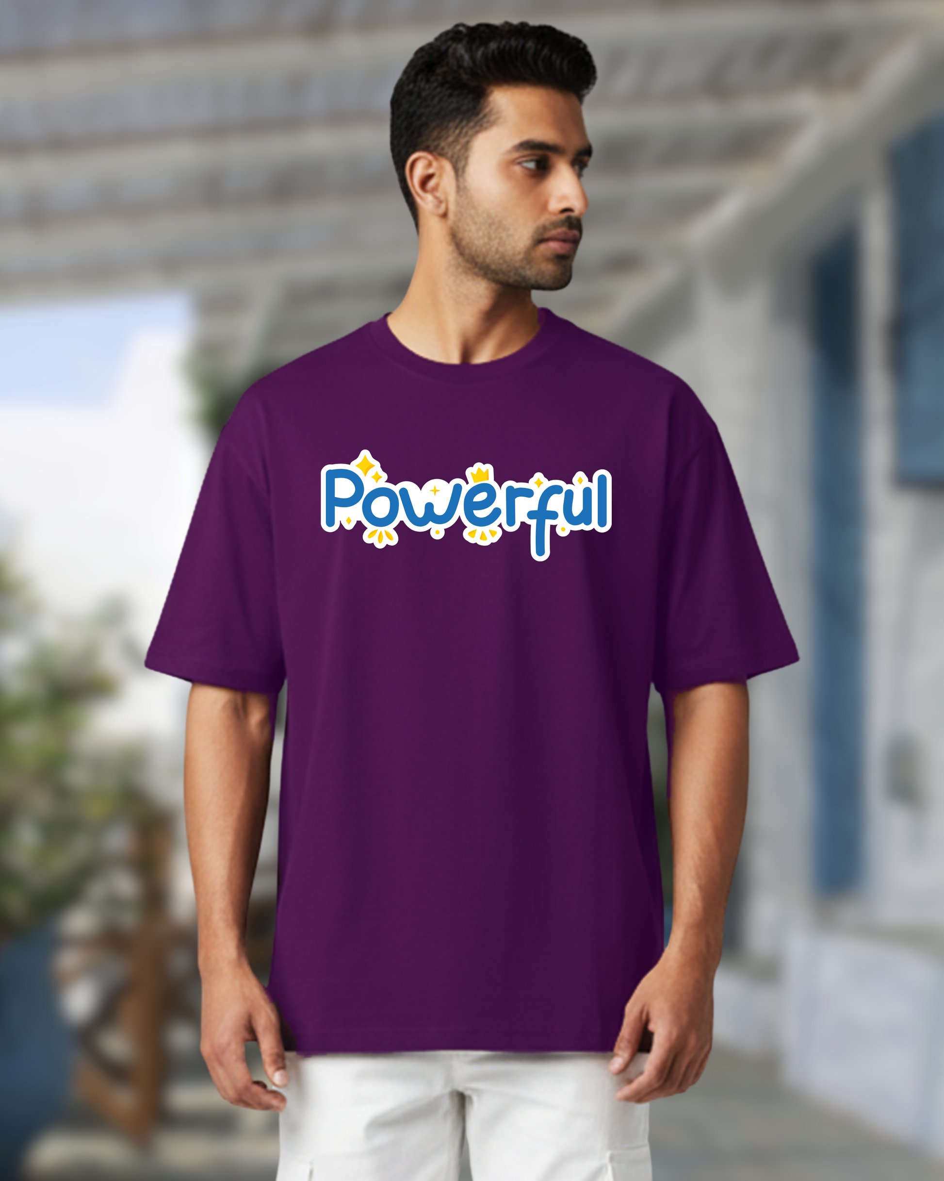 POWERFUL MINIMAL OVERSIZE T-SHIRT