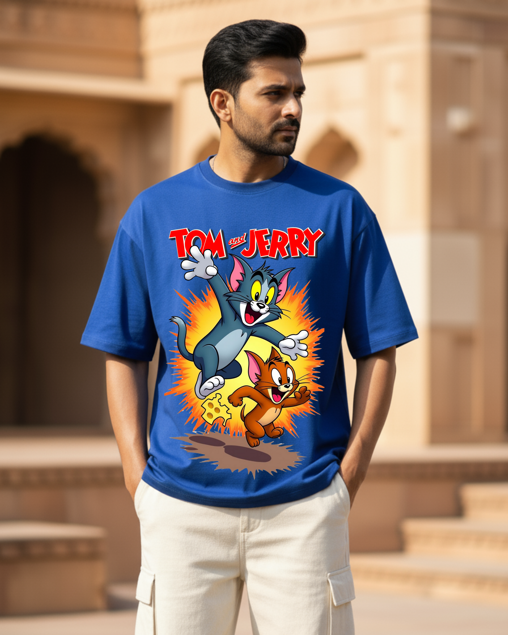 TOM AND JERRY OVERSIZE T-SHIRT