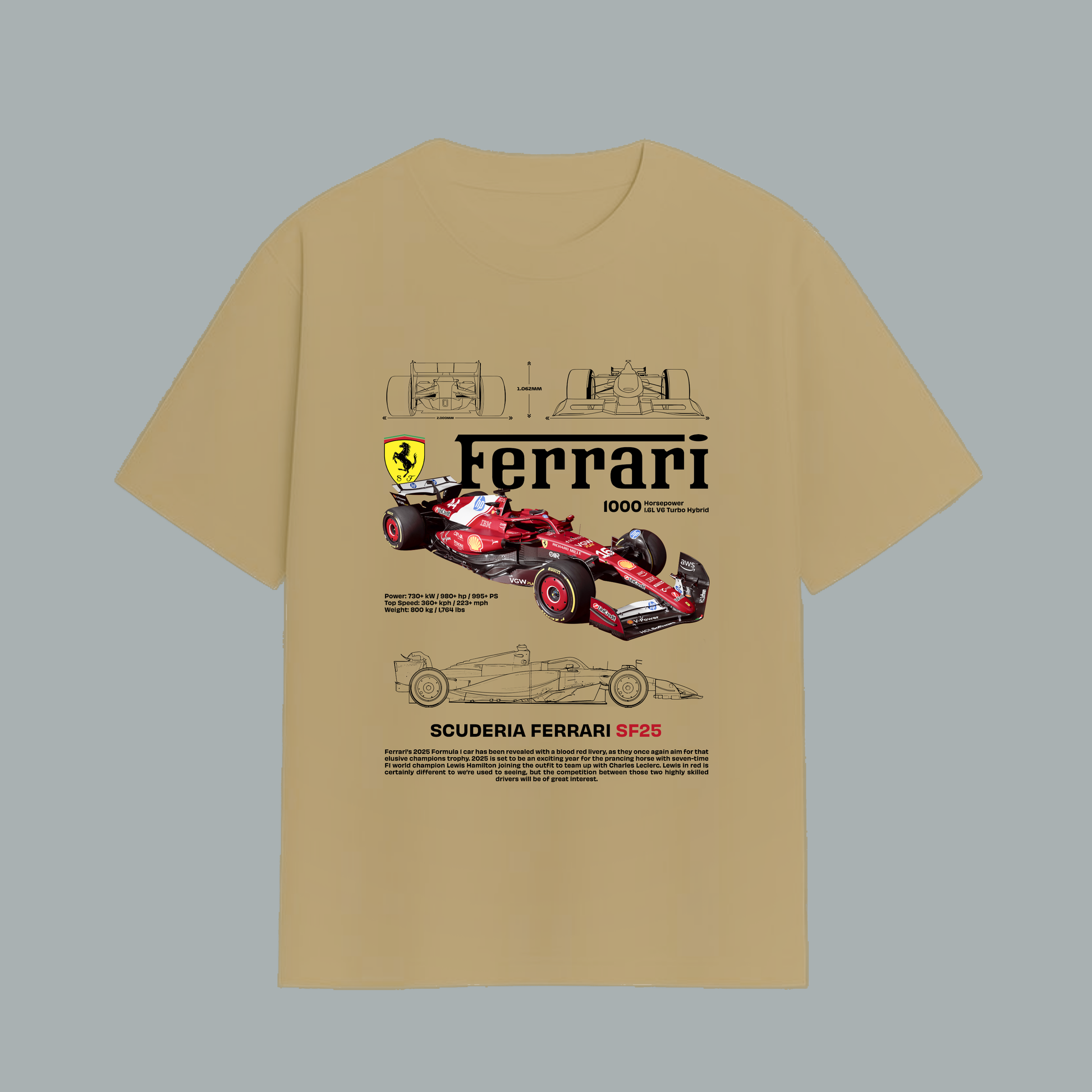 SCUDERIA FERRARI REGULAR T-SHIRT