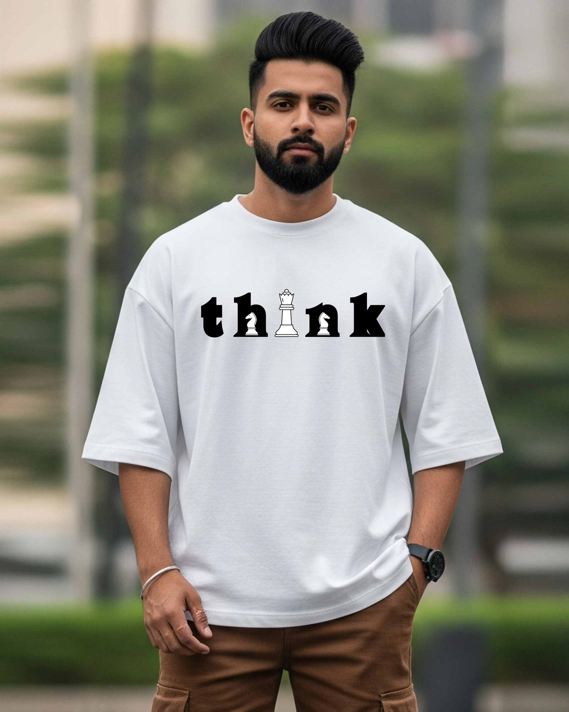 THINK OVERSIZE T-SHIRT