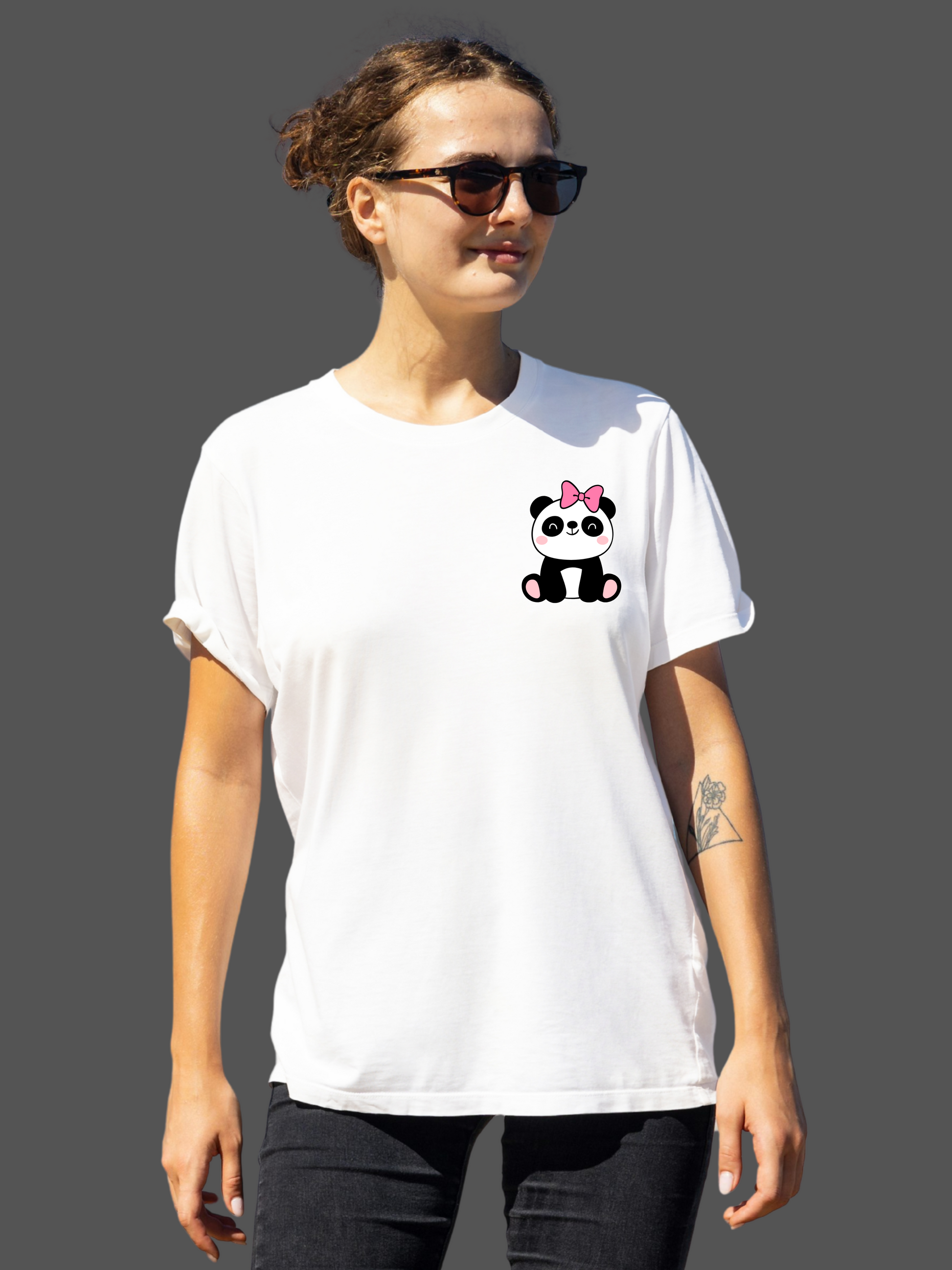 PANDA MINIMAL REGULAR T-SHIRT