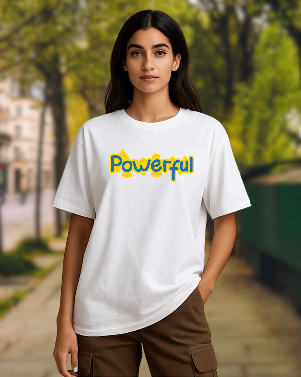 POWERFUL MINIMAL OVERSIZE T-SHIRT