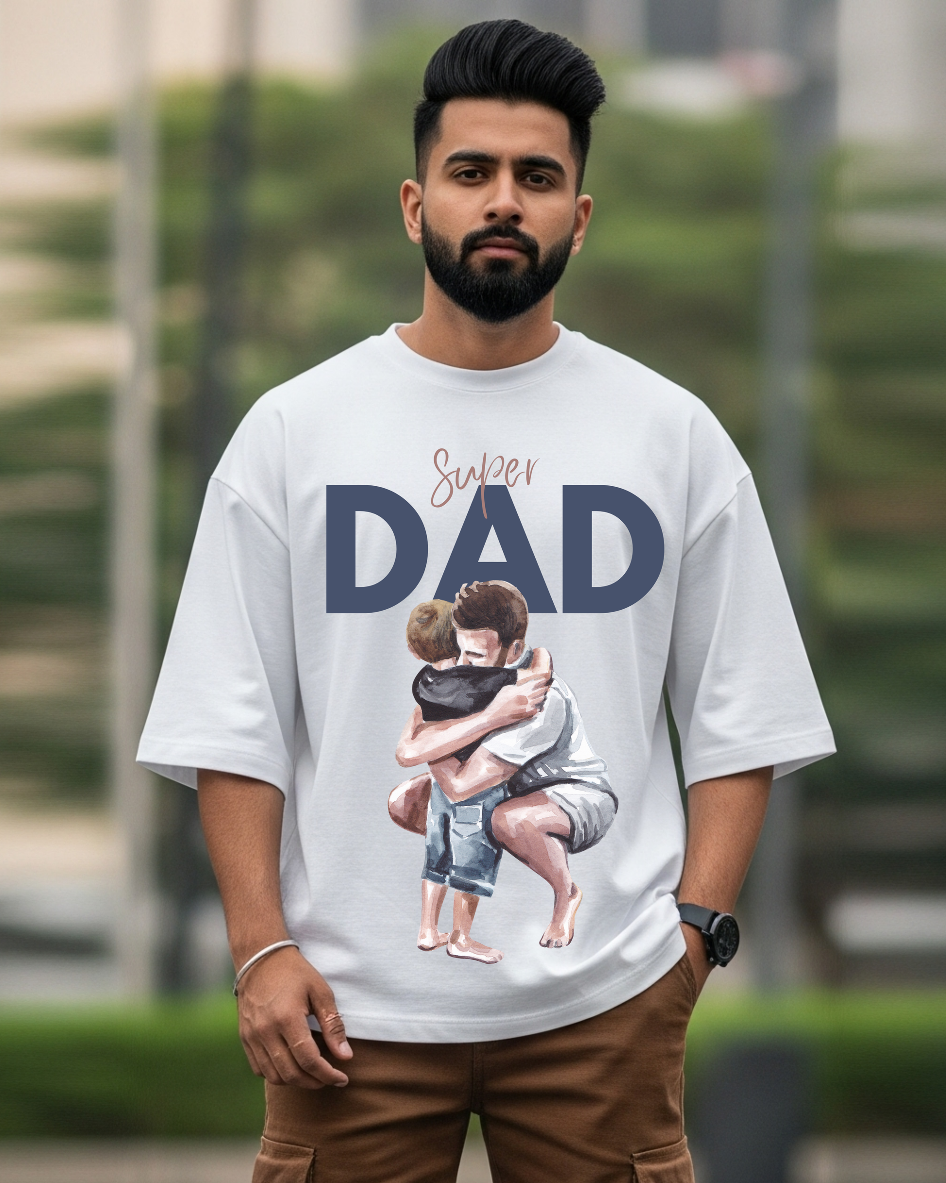SUPER DAD OVERSIZE T-SHIRT
