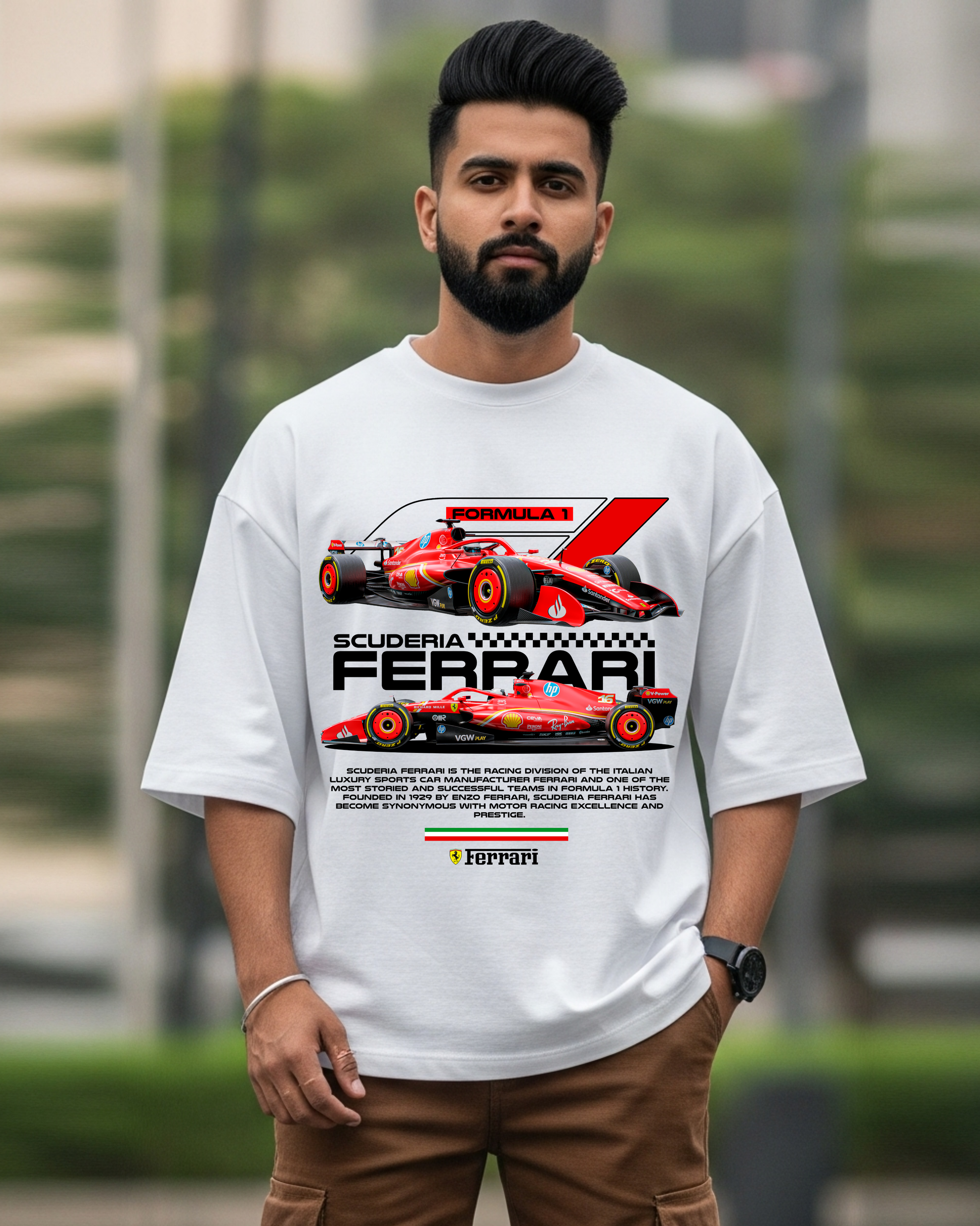 SCUDERIA FERRARI OVERSIZE T-SHIRT