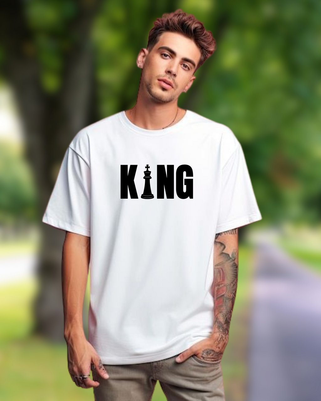 KING MINIMAL OVERSIZE T-SHIRT