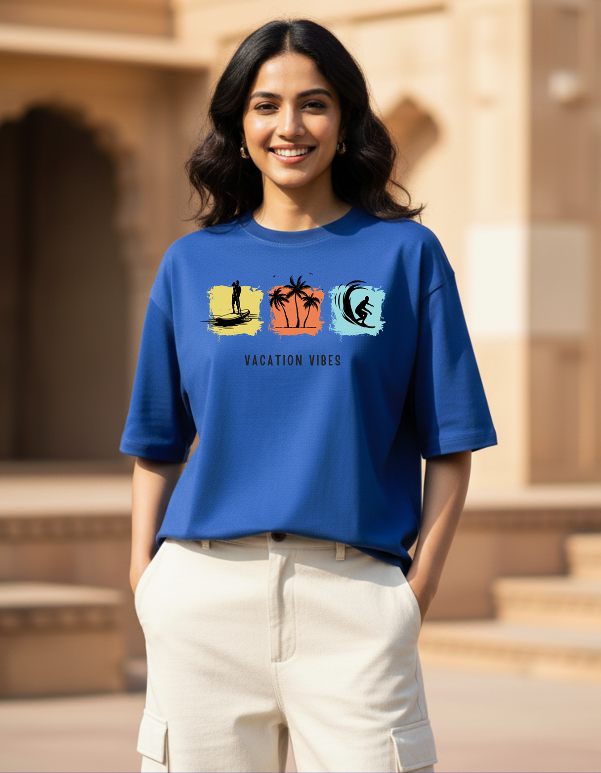 VACATION VIBES OVERSIZED T-SHIRT